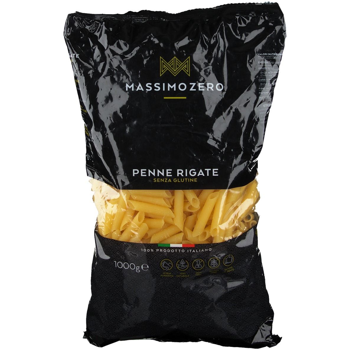 MASSIMO ZERO Penne Rigate Pasta senza Glutine 1Kg - Immagine 7