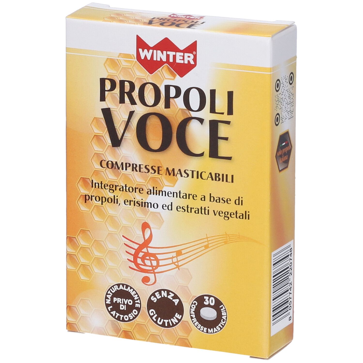Winter Rosa Propoli Voce Per Benessere Gola E Voce 30 Compresse Masticabili - Immagine 5