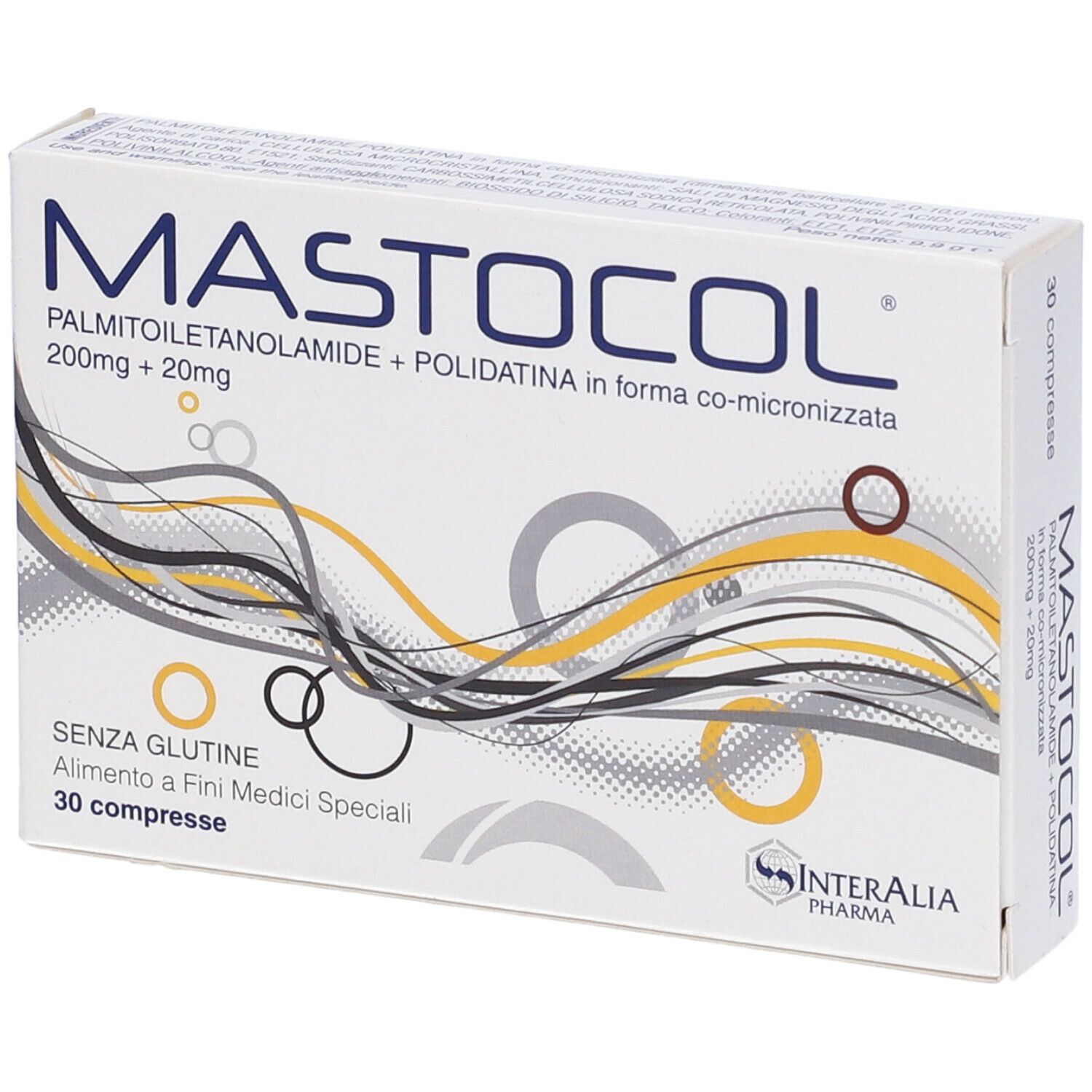 Mastocol 200mg + 20mg Compresse