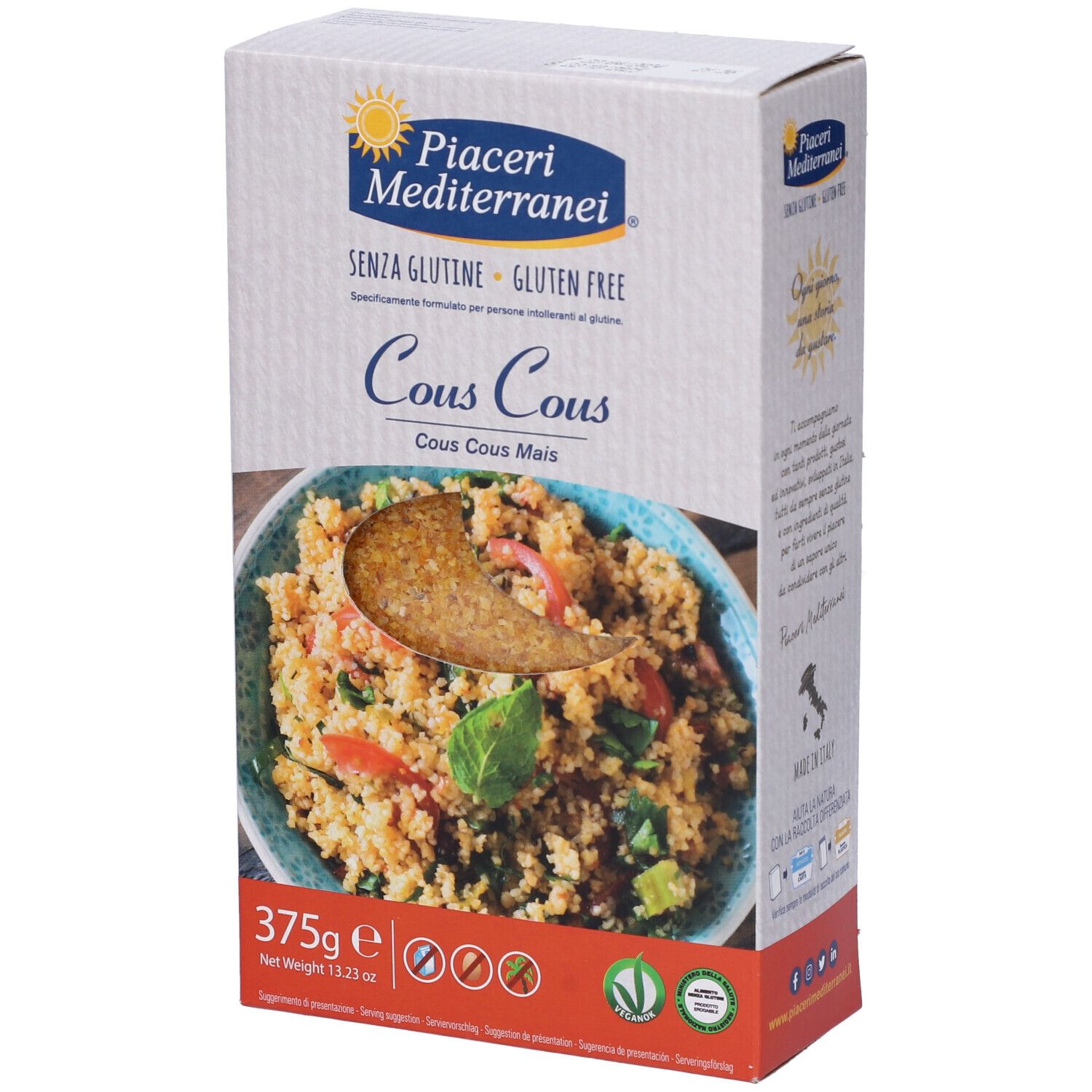 Piaceri Mediterranei Cous Cous di Mais
