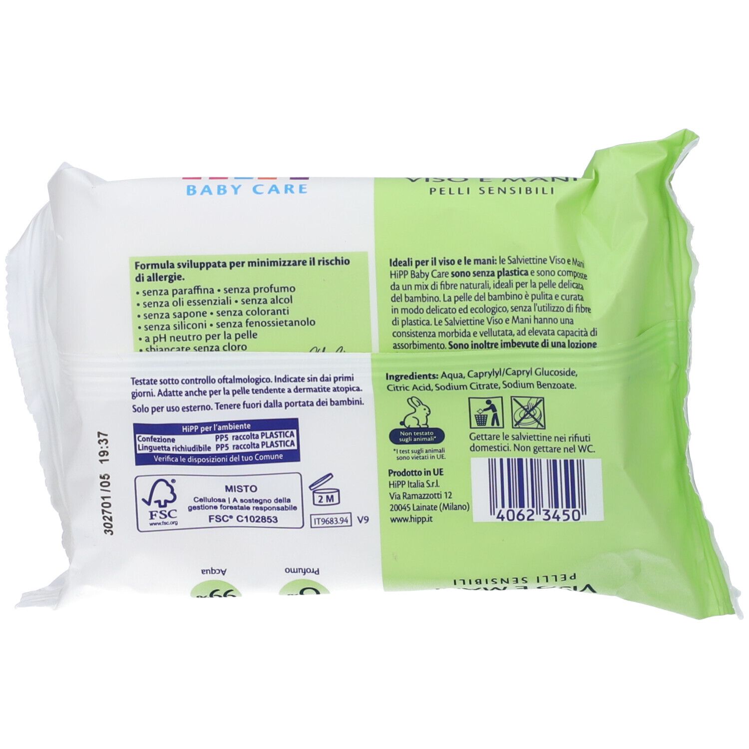 Hipp Gesicht- & Handtücher 1x20 Stück Hipp