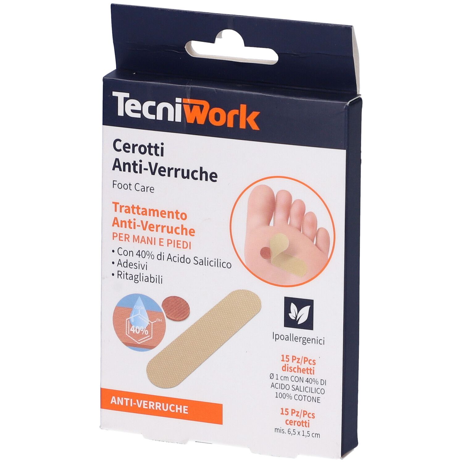 Cerotti Antiverruche Pied15+15 30 St