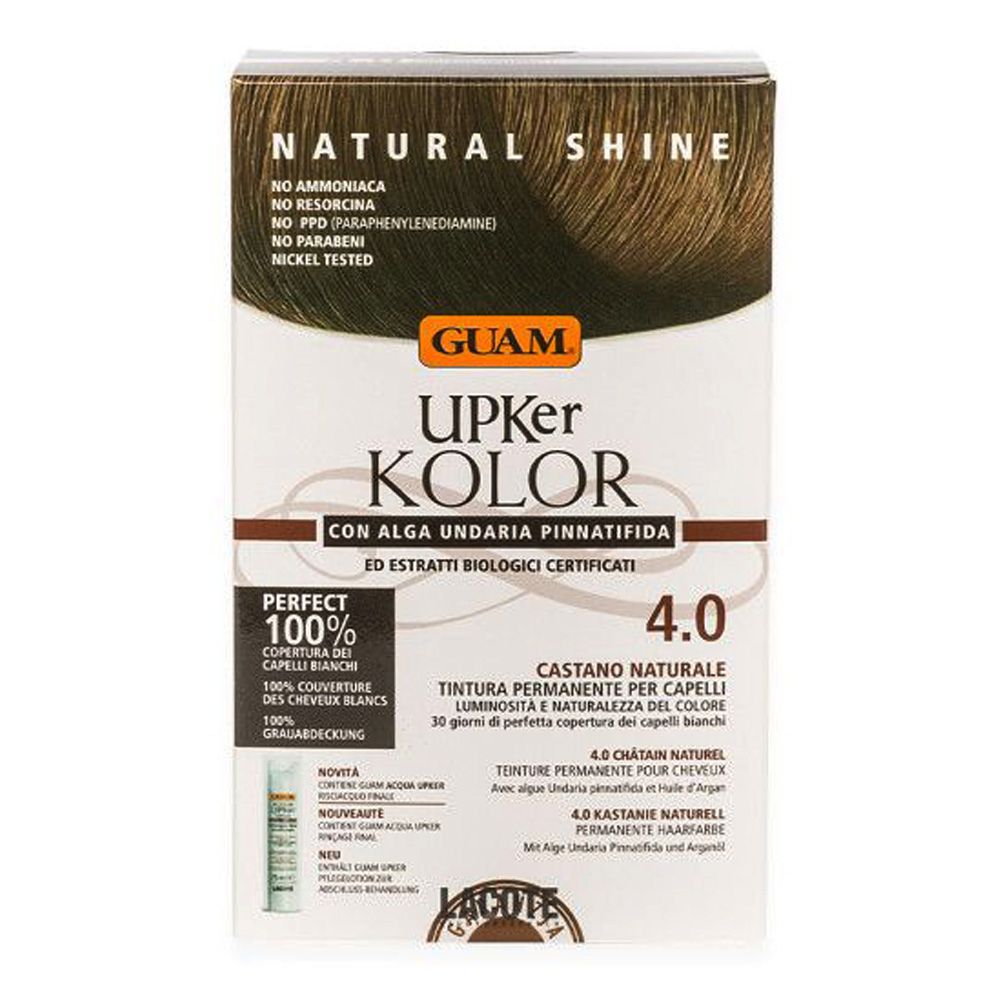 GUAM® Upker Kolor Tinta Capelli Castano Naturale 4.0 Idf