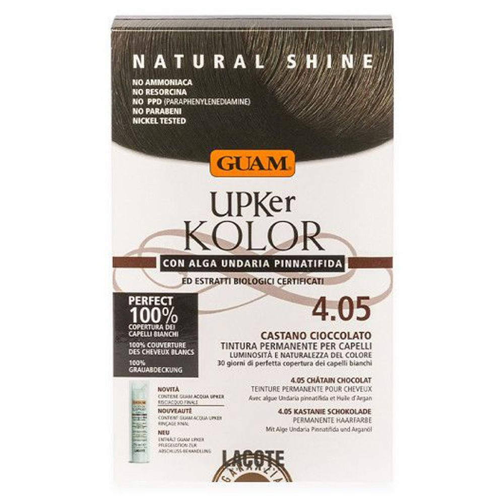 GUAM® Upker Kolor Tinta Capelli Castano Ciccolato 4.05 Idf