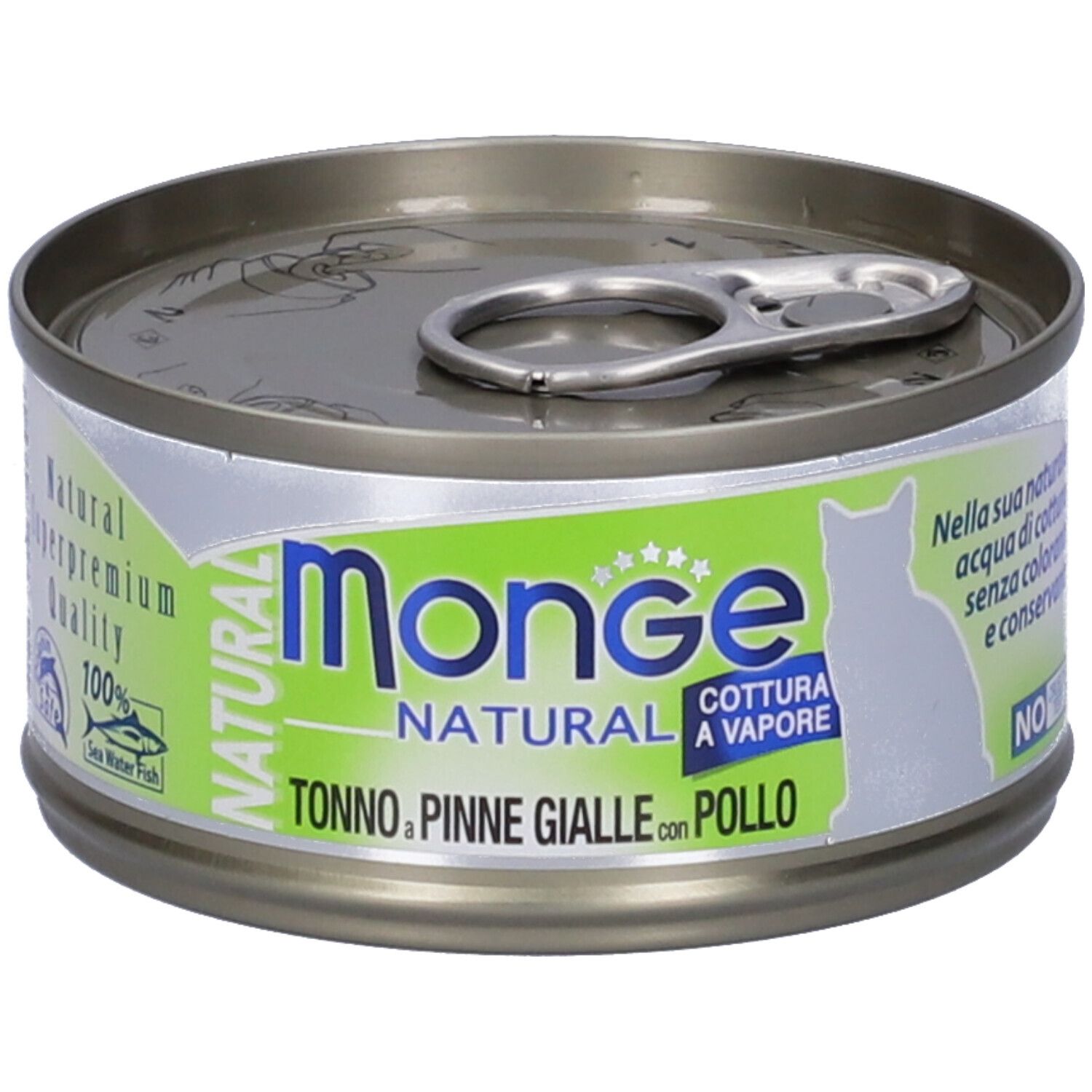 Image of Monge Natural Tonno A Pinne Gialle Con Pollo