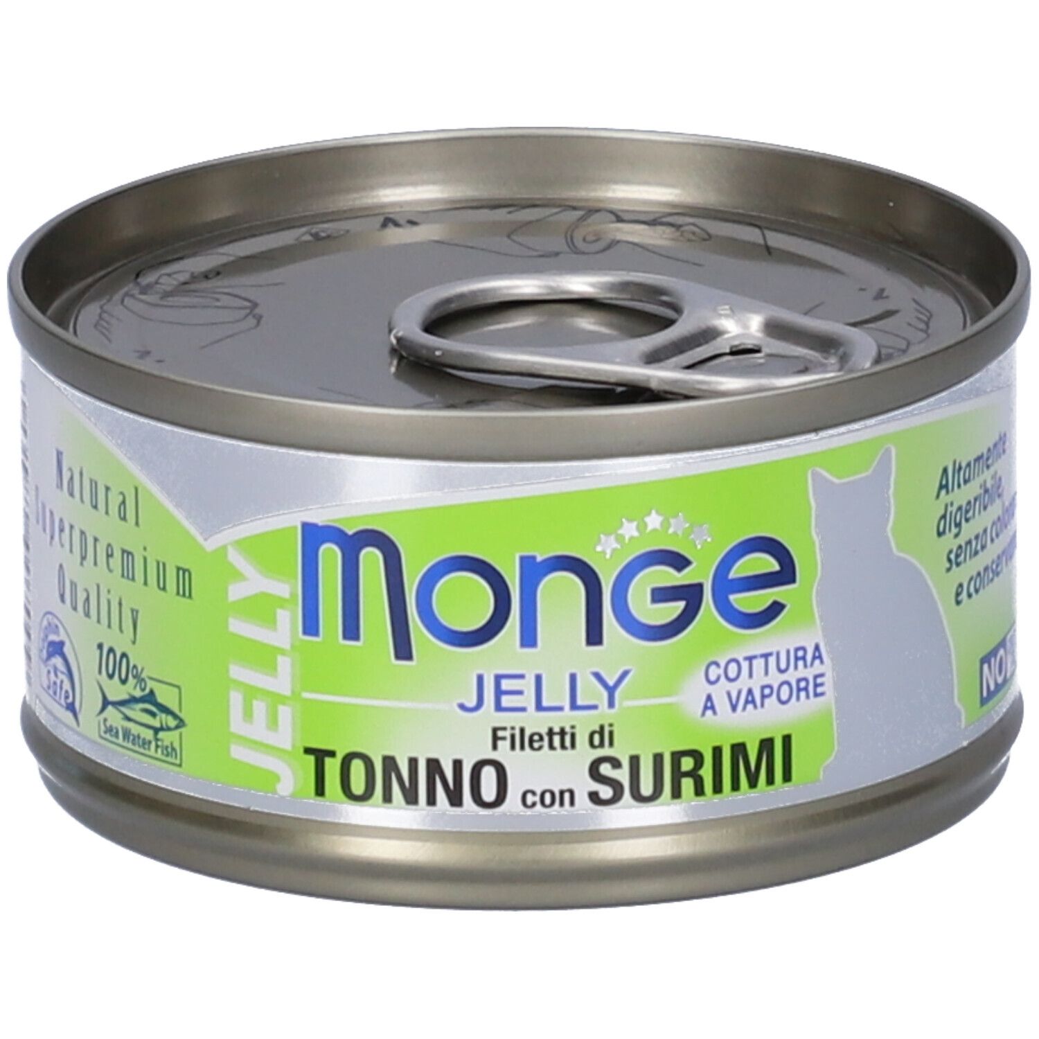 Monge Jelly Filetti Di Tonno Con Surimi Gatti Adulti