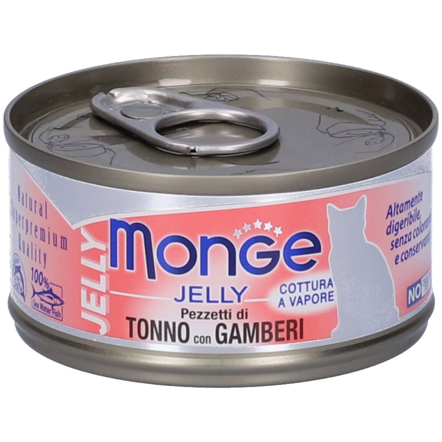 Image of Monge Jelly Pezzetti Di Tonno Con Gamberi