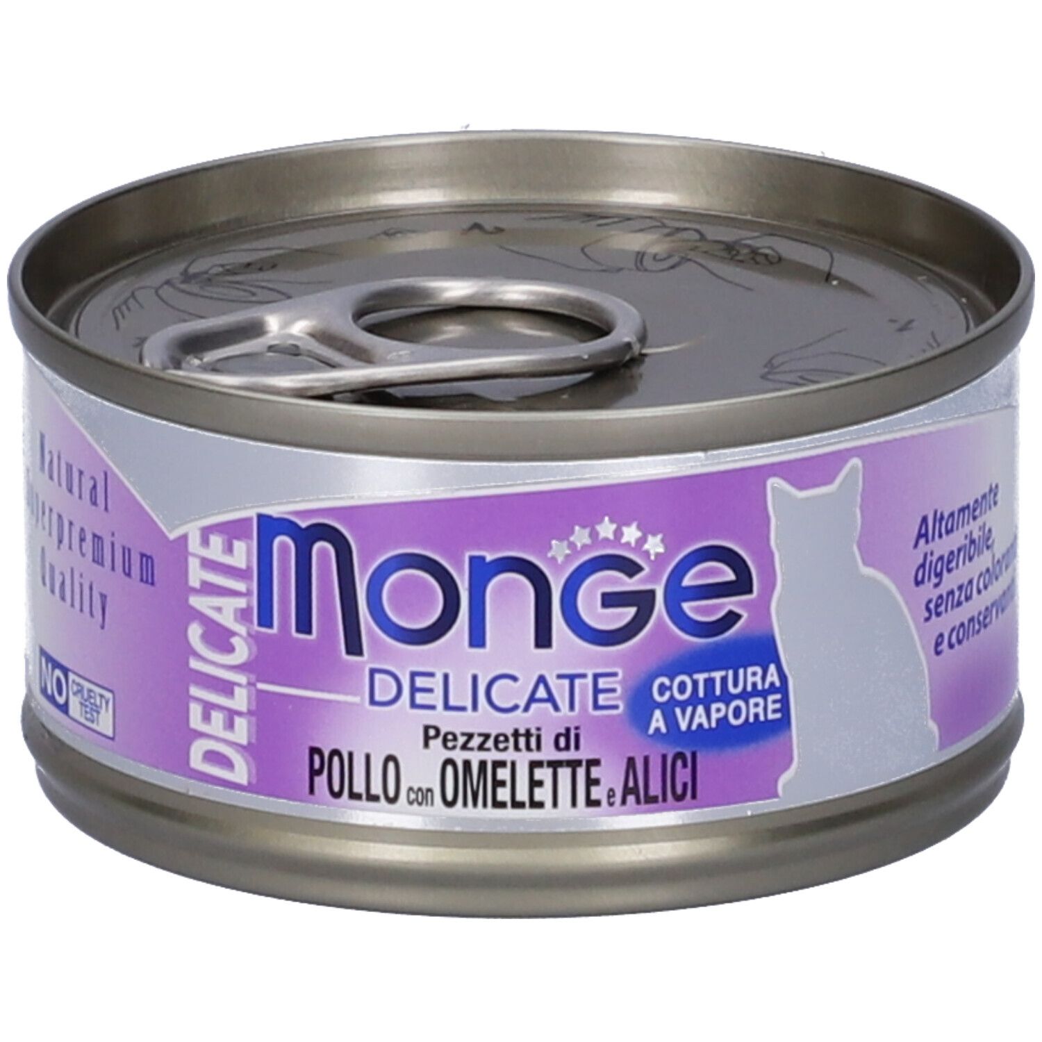 Monge Delicate Pezzetti Di Pollo Con Omelette E Alici