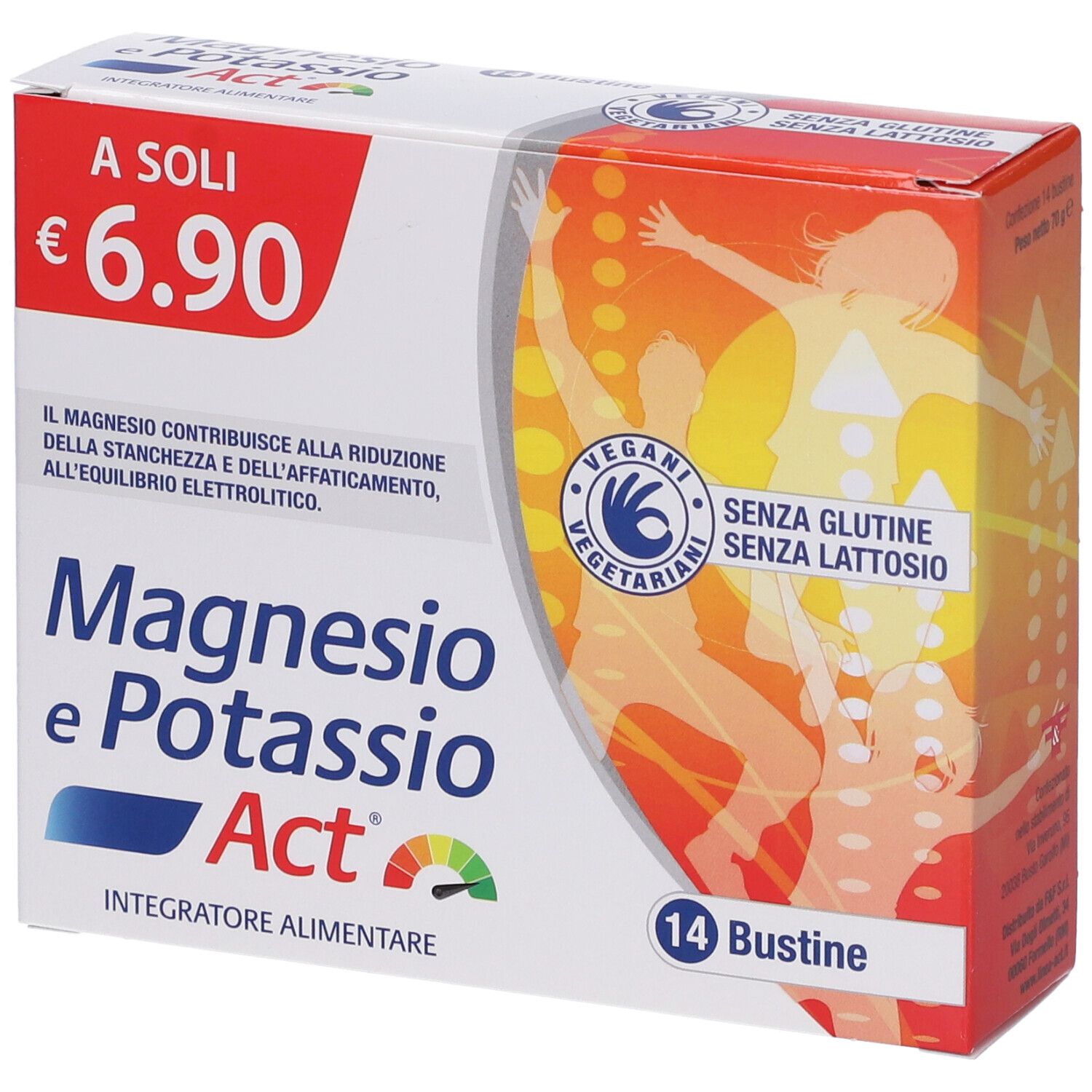 Magnesio Potassio ACT 14Bust 14 St Beutel