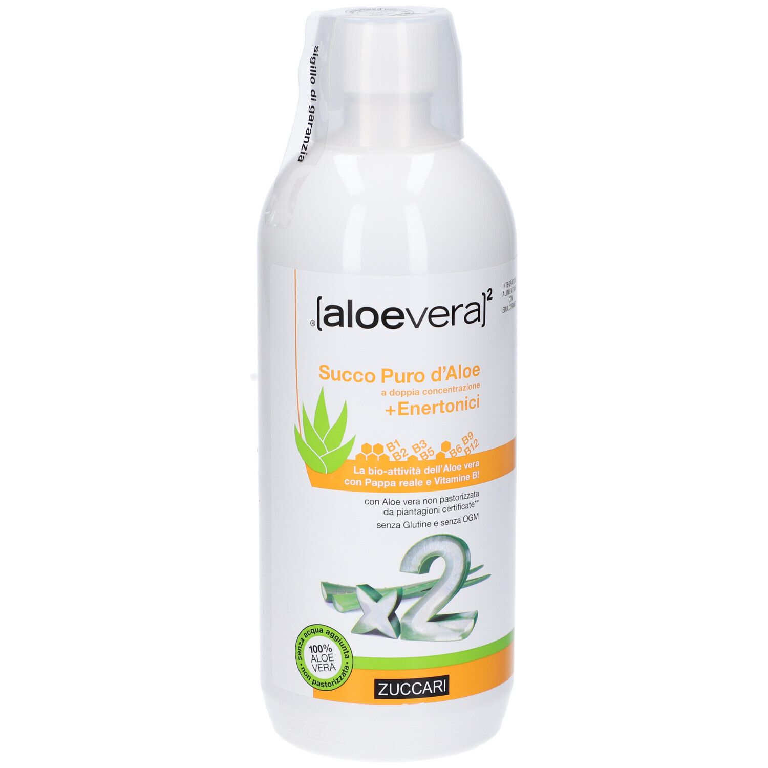 Aloevera2 Zuccari Succo Puro D'aloe + Enertonici 1 L - Immagine 6