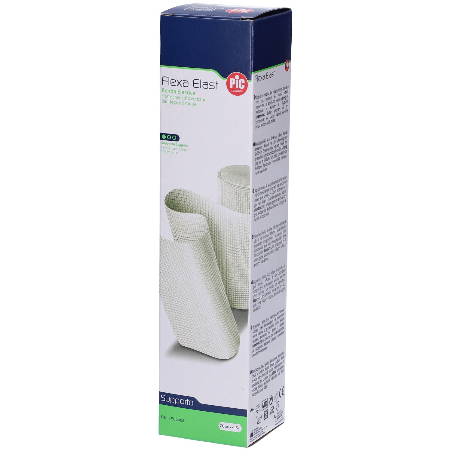 PIC Benda Elastica Pic Bianca cm20x4,5m Fustella