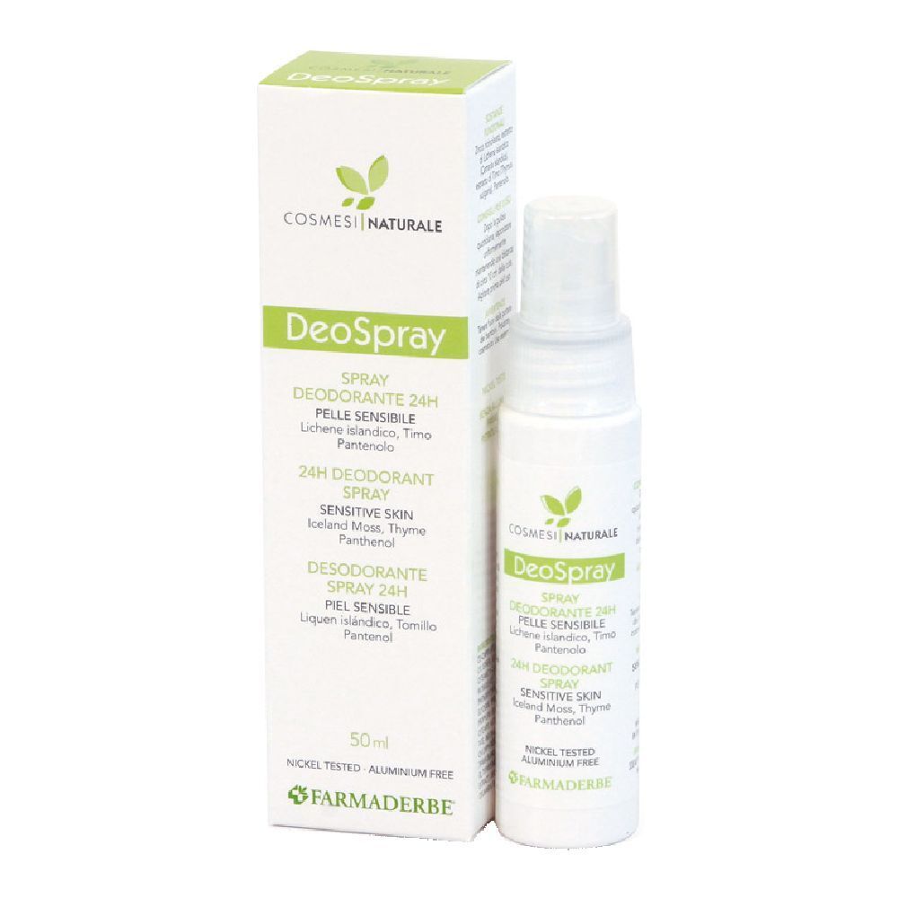 Farmaderbe Deospray Protezione Naturale 24 Ore Flacone Da 50 Ml - Immagine 6