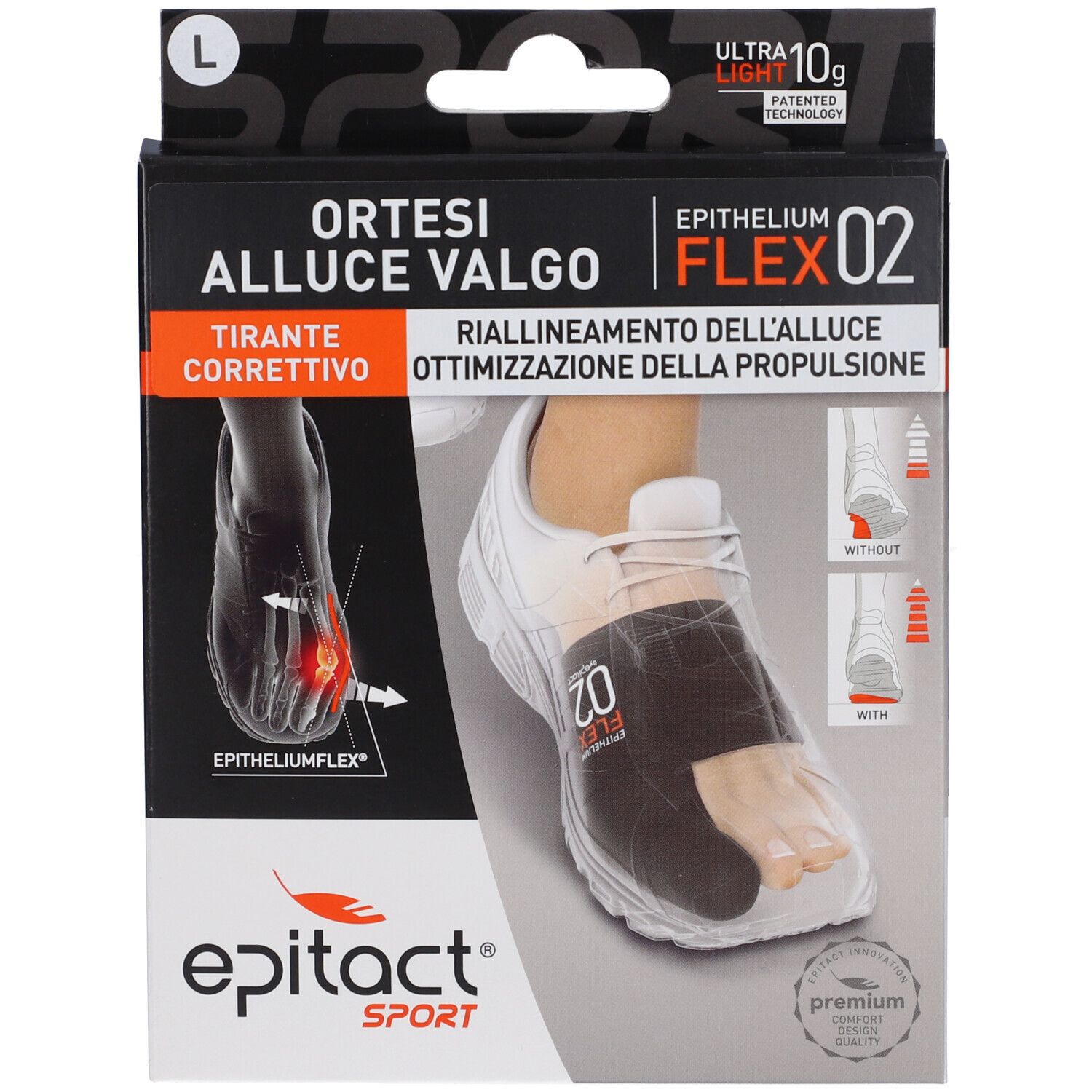 Epitact Sport Ortesi Valgo L 1 Pz Bendaggio/I