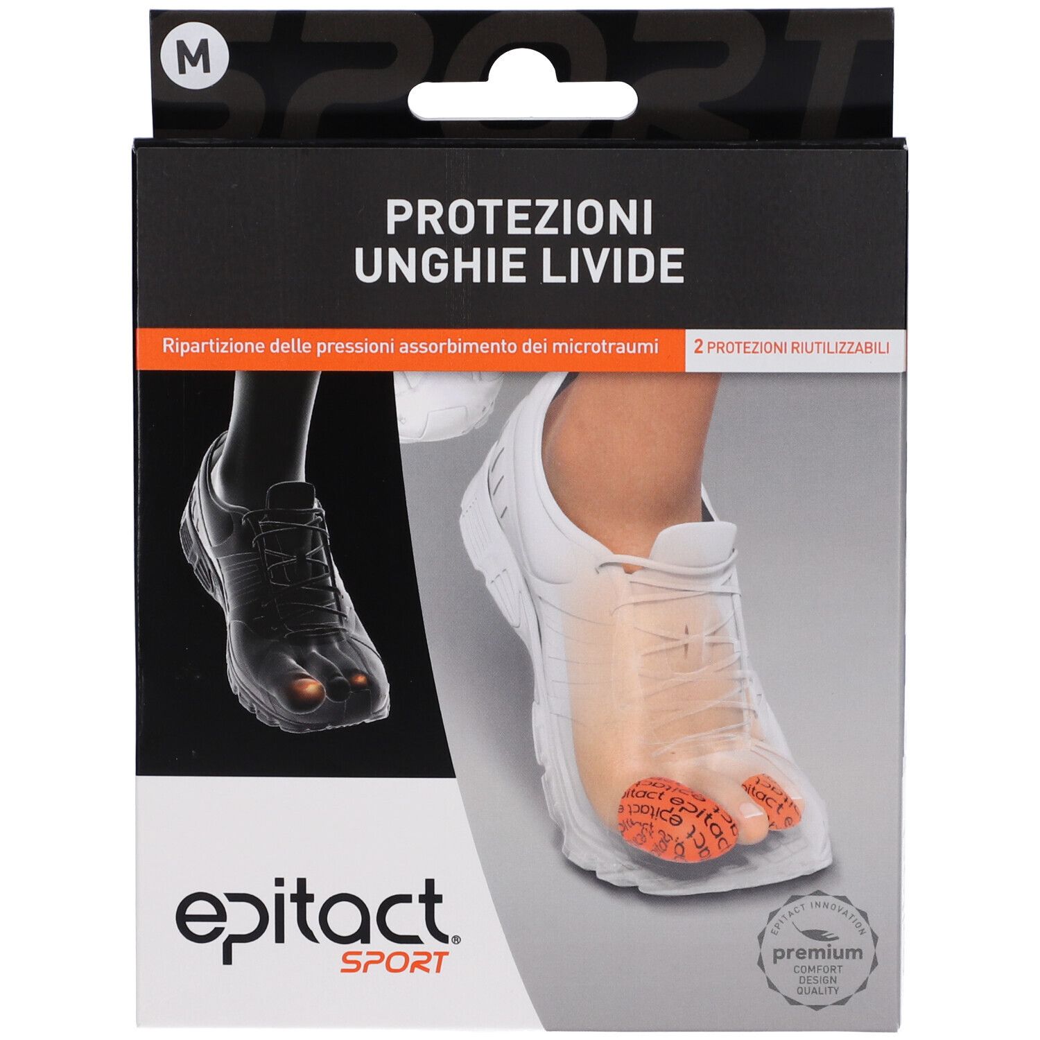 Epitact Uomo Equitact Sport Protezioni Unghie Livide Taglia M 2 Pz
