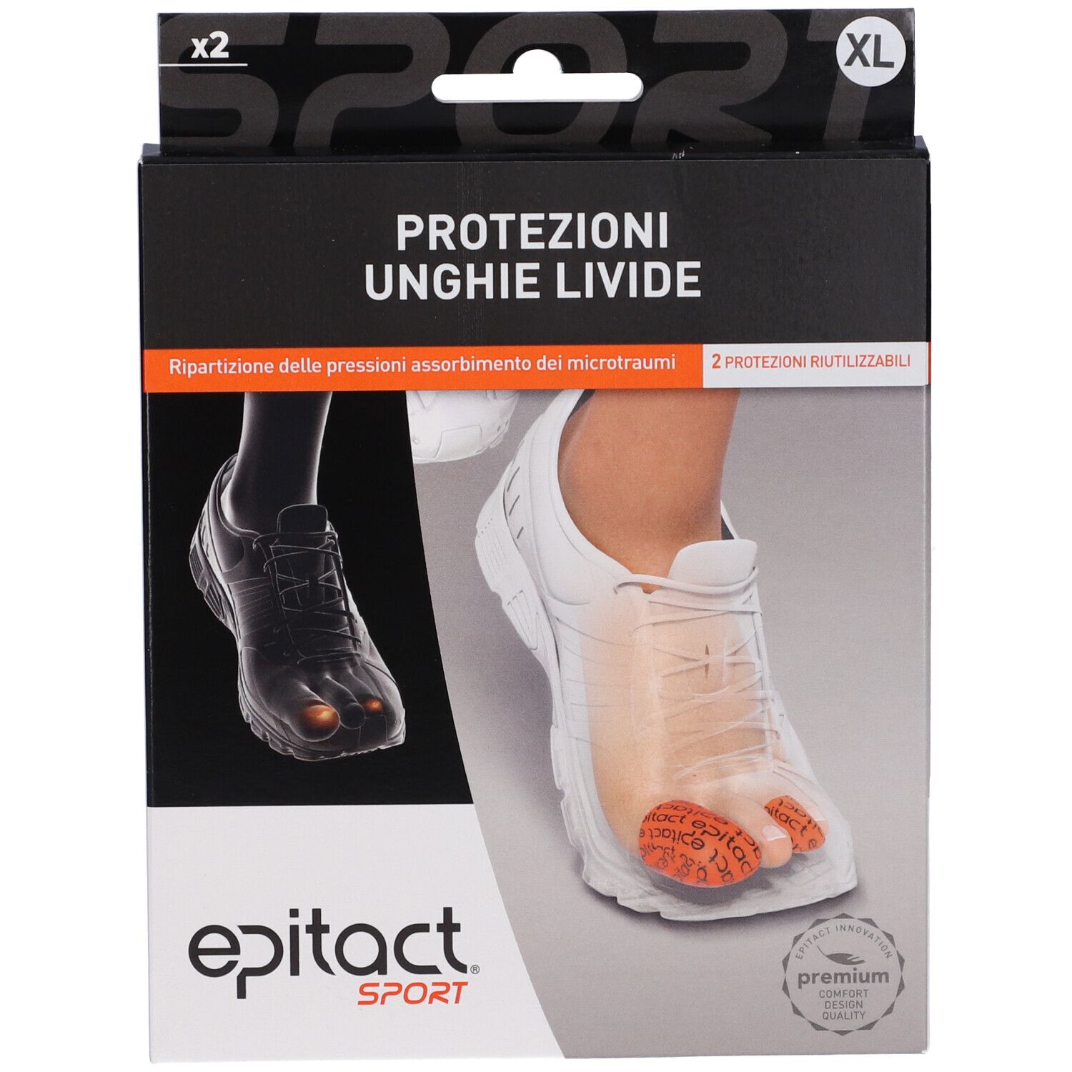Epitact Donna Sport Unghie Livide Xl 2 Pz Bendaggio/I