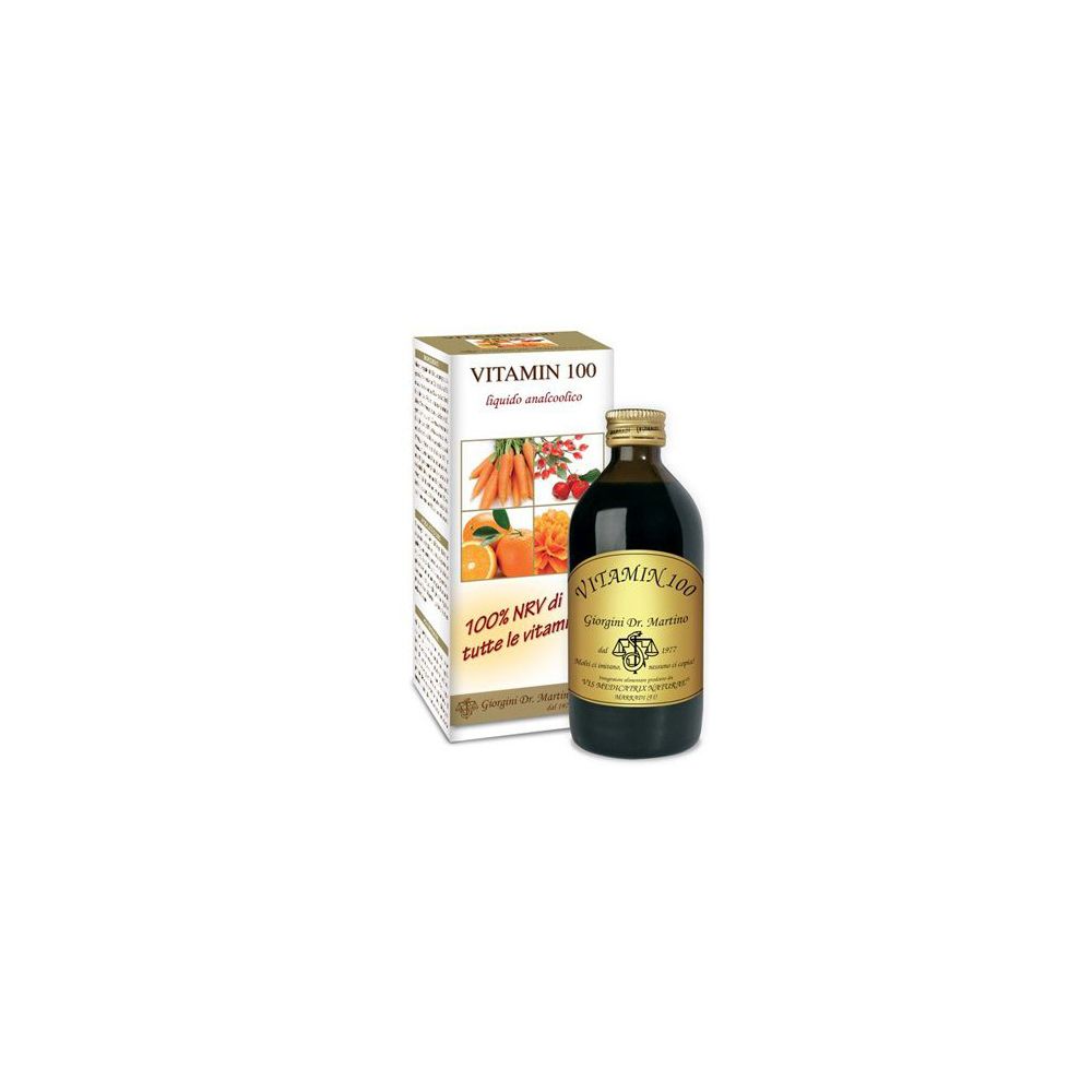 Dr. Giorgini Rosa Integratore Vitamin 100 Liquido Analcolico Multivitaminico - Immagine 8