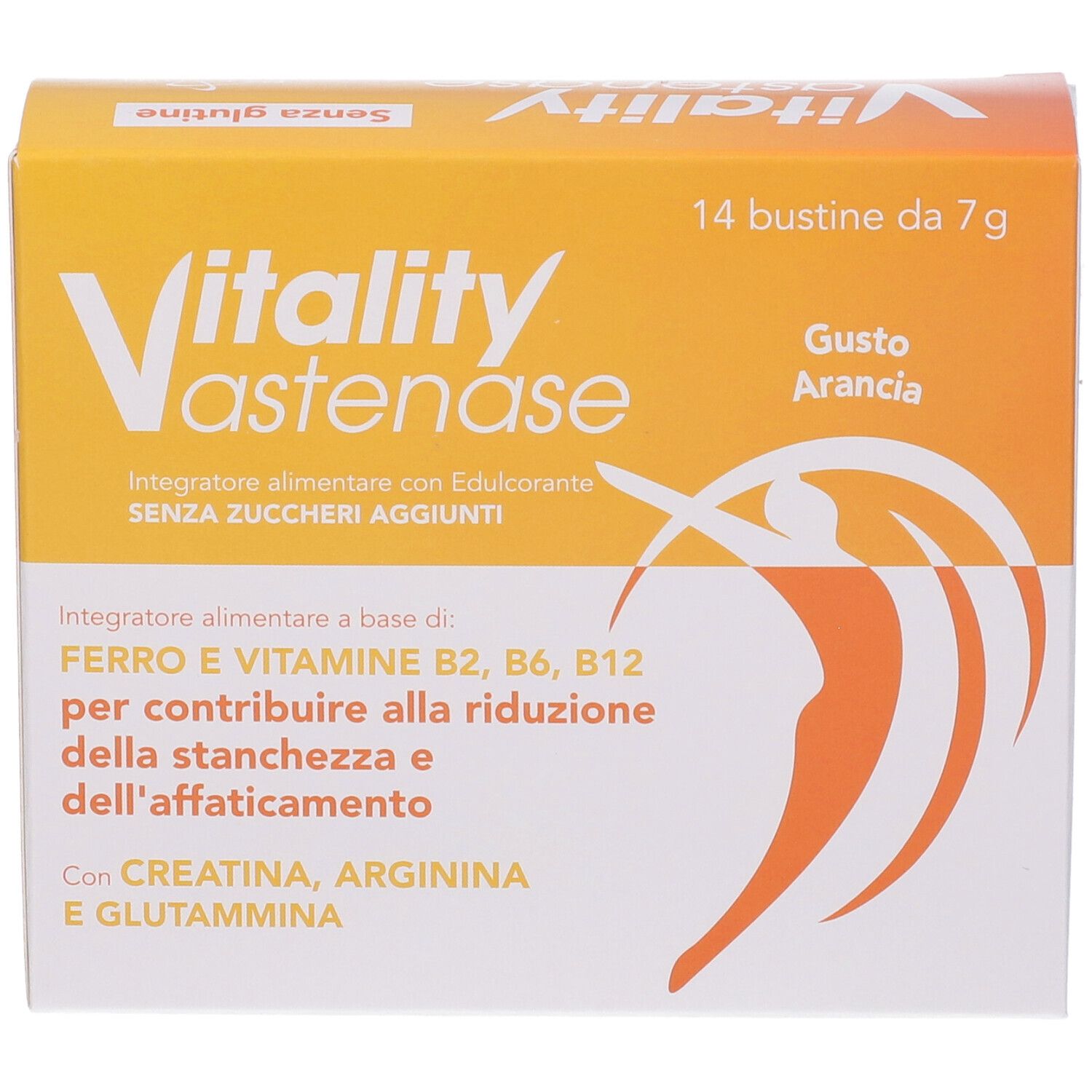 Vitality Vastenase Packung mit 14 Beuteln, Zitrusgeschmack. Enthält Eisen und B-Vitamine.