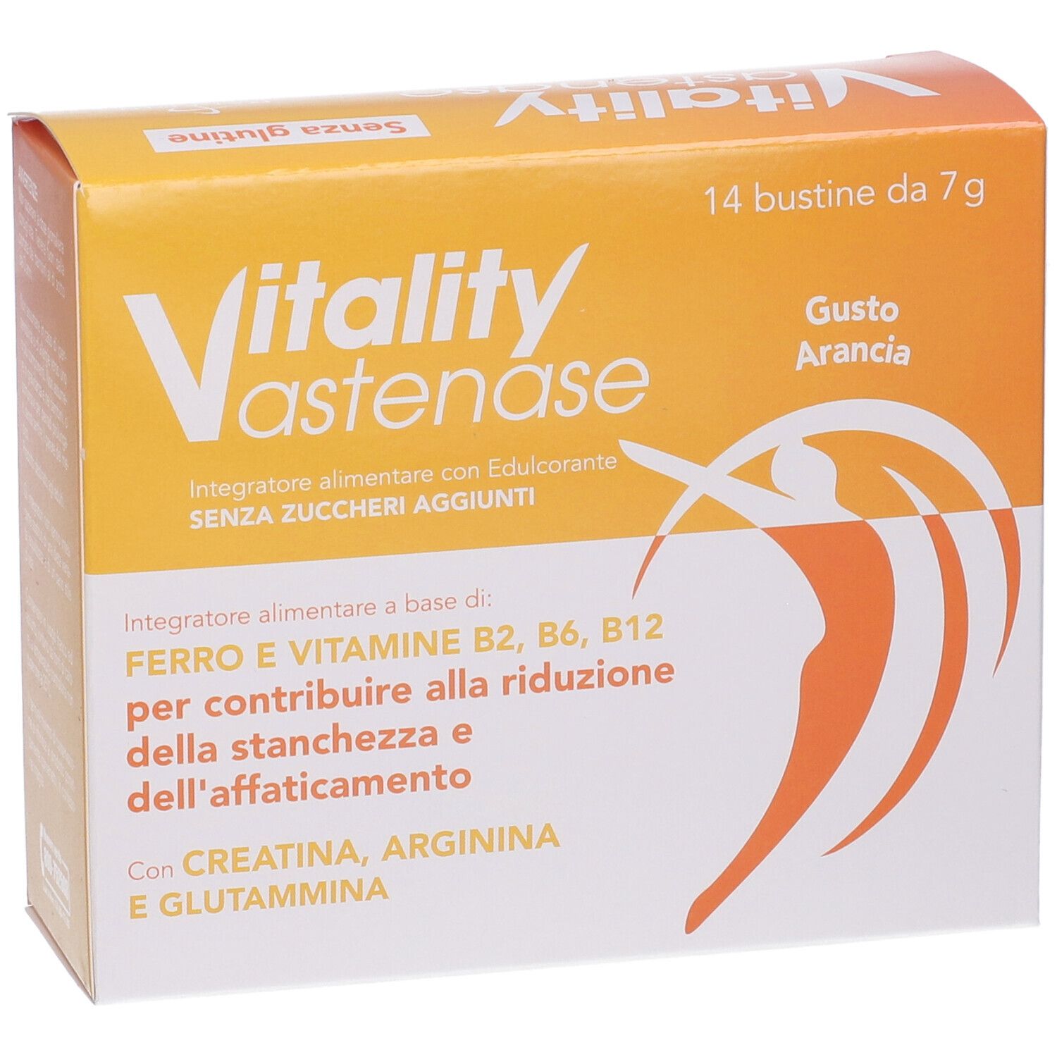 Vitality Vastenase Packung mit 14 Beuteln, Zitrusgeschmack. Enthält Eisen und B-Vitamine.