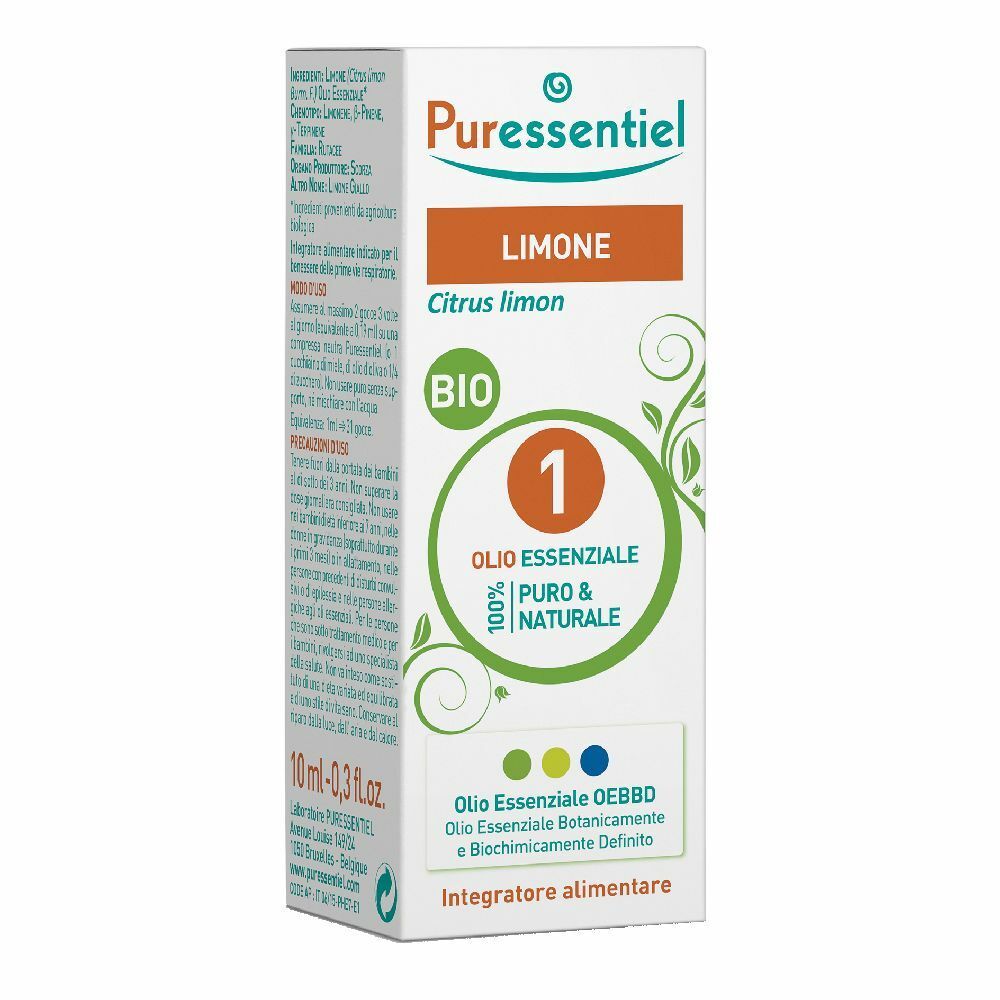 Image of Puressentiel® Limone Bio Olio Essenziale