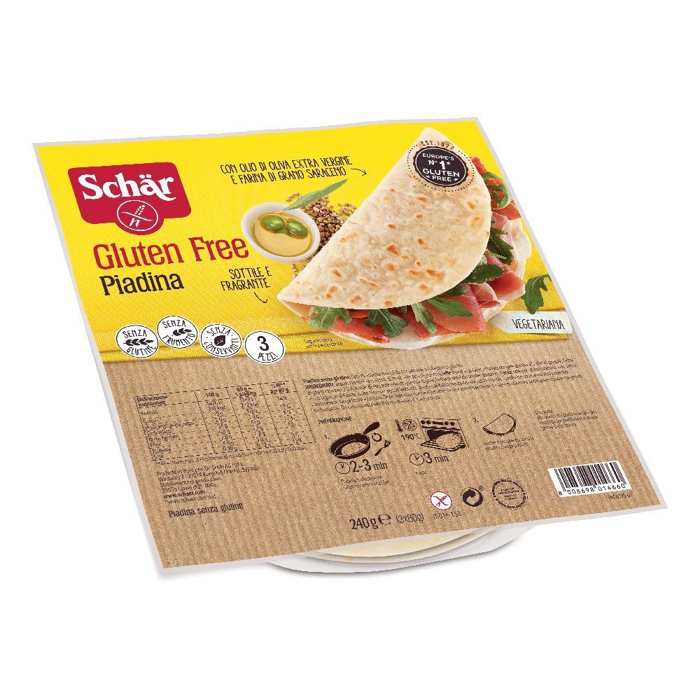Schar Grano Piadina Senza Glutine 240 G - Immagine 9