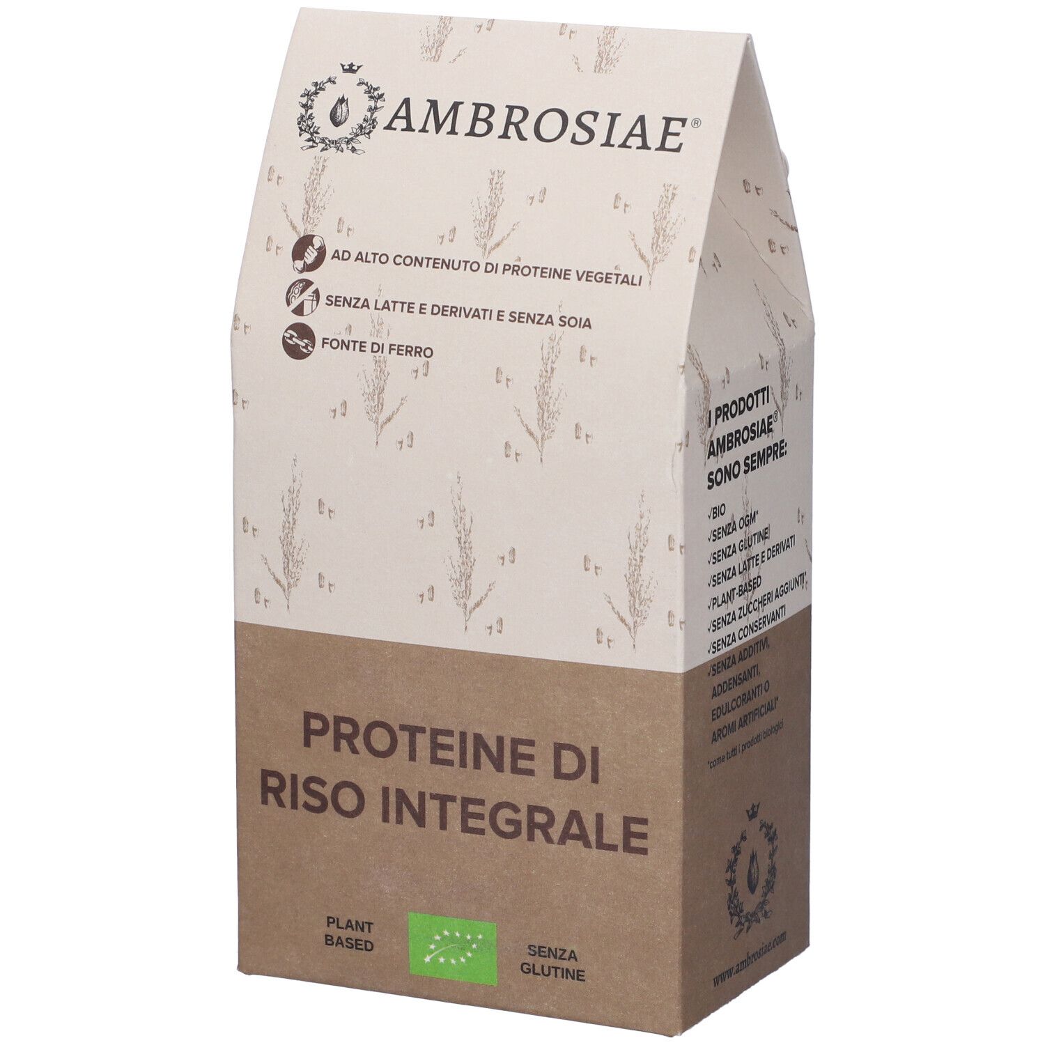 Ambrosiae Uberfood Proteine Di Riso Integrale Germogliato 200 G