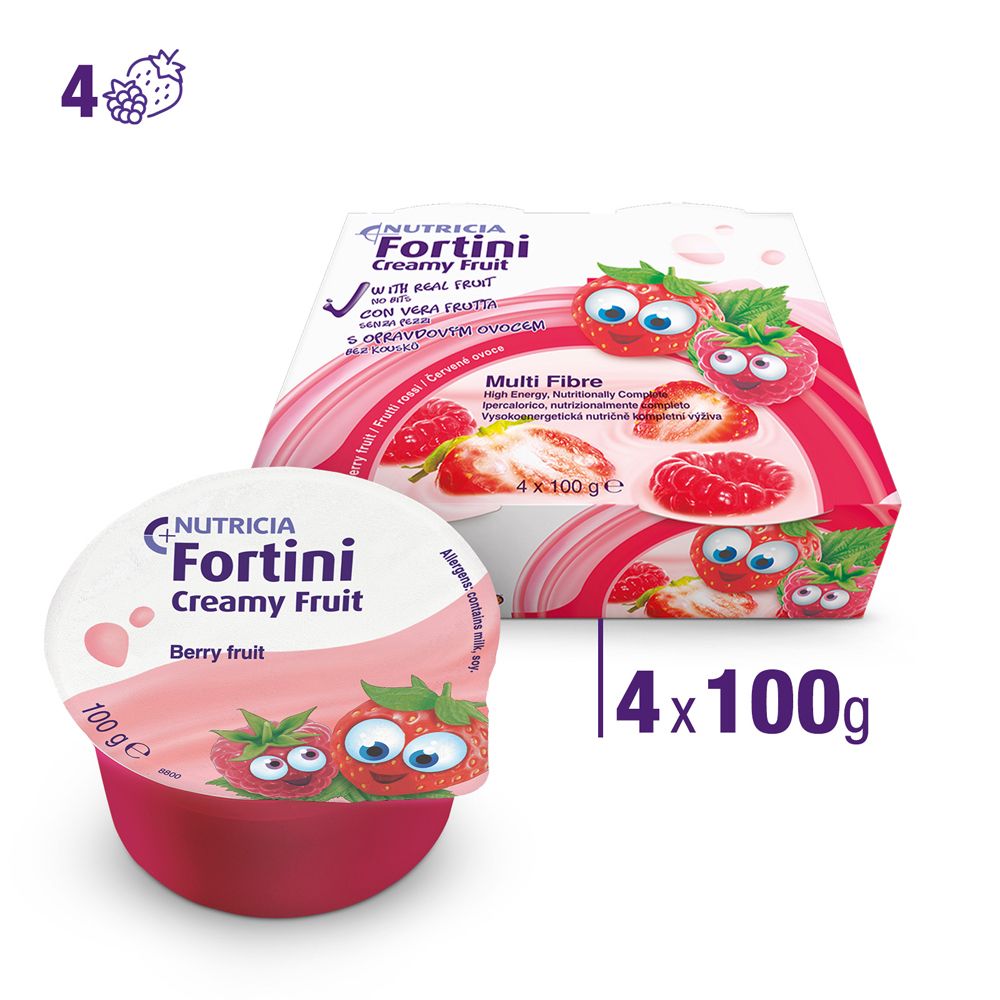 Fortini Creamy Fruit FR RO 4PZ 4x100 g Creme