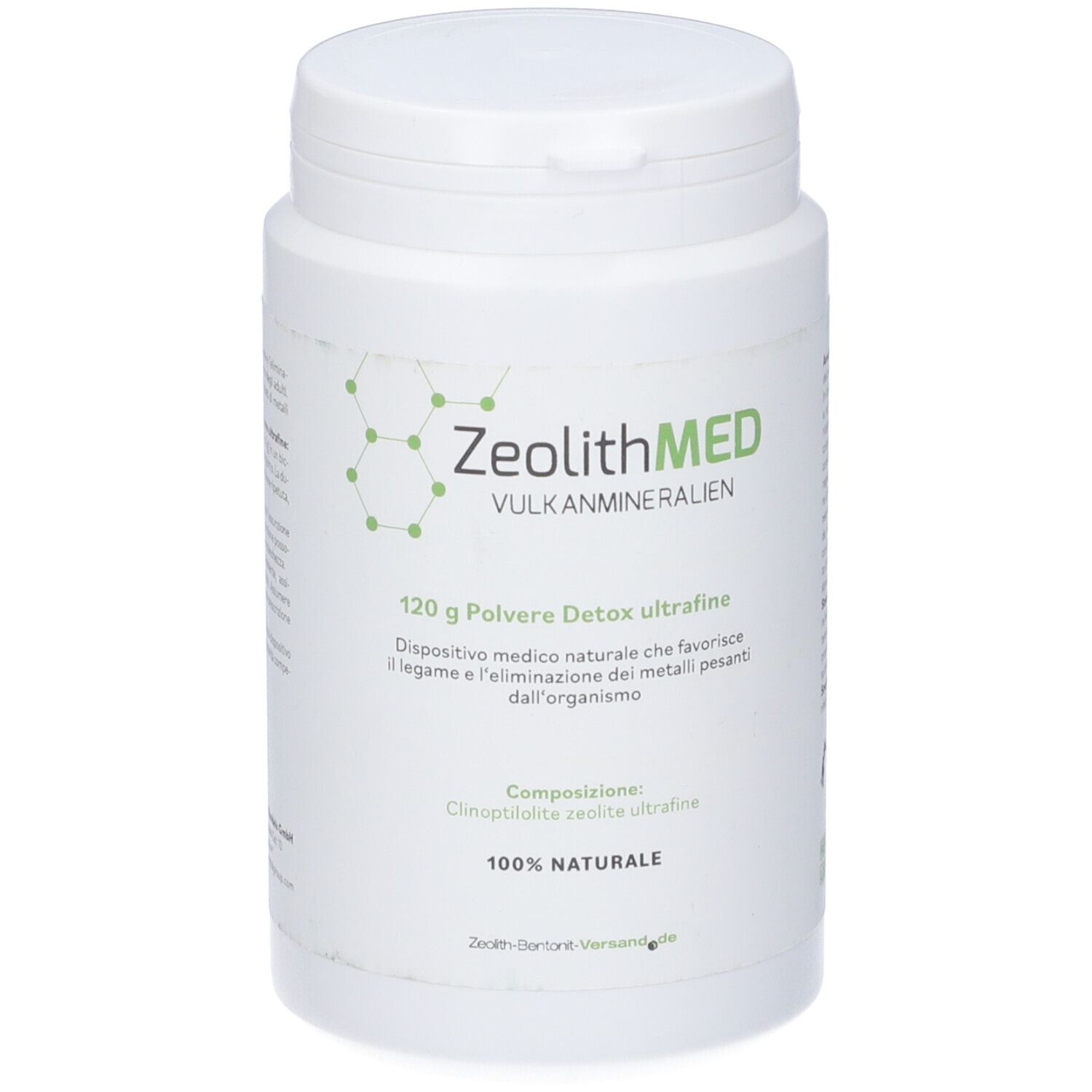 Zeolithmed Minerali Vulcanici Detox Polvere Ultrafine