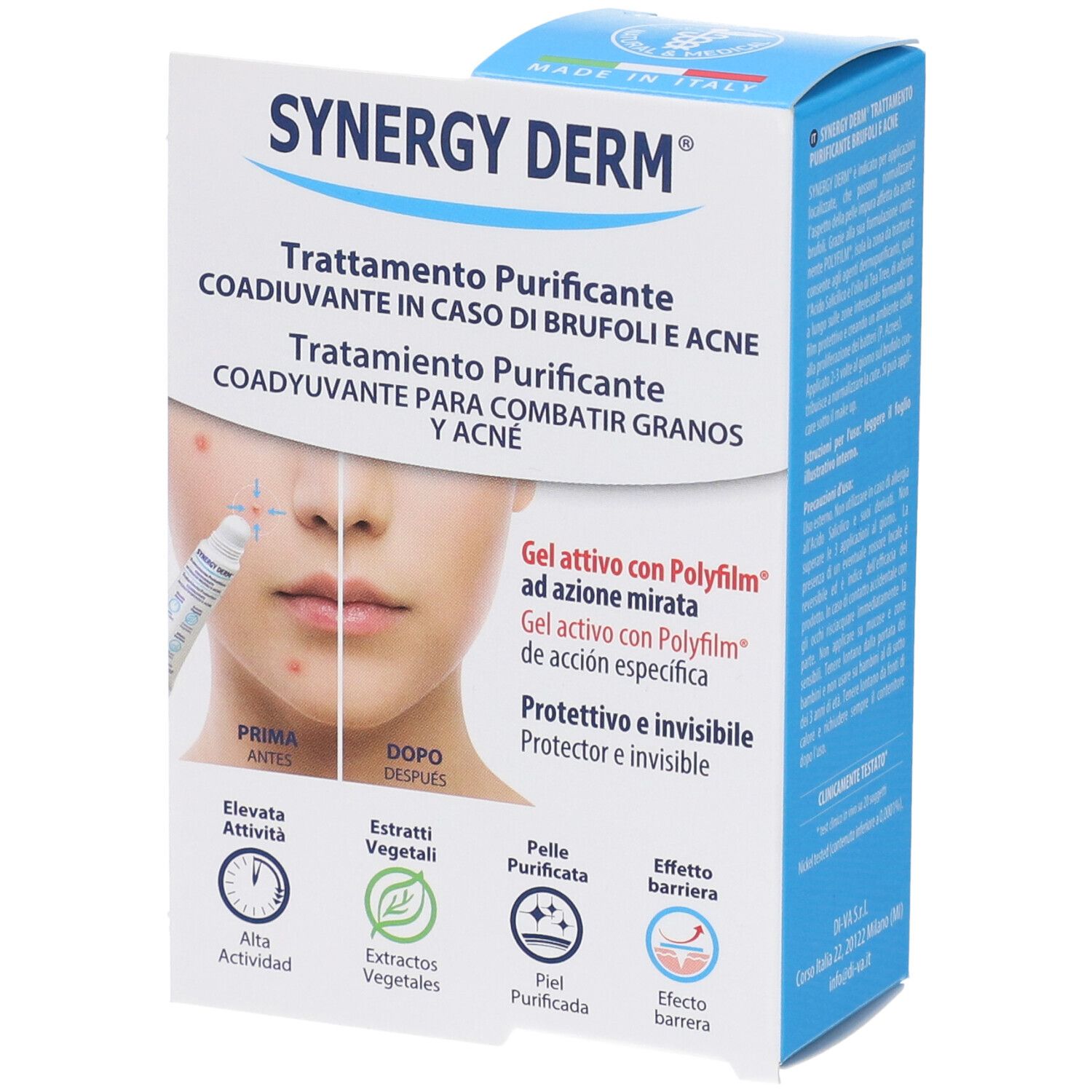 Synergy Derm Trattamento Purificante Brufoli e Acne