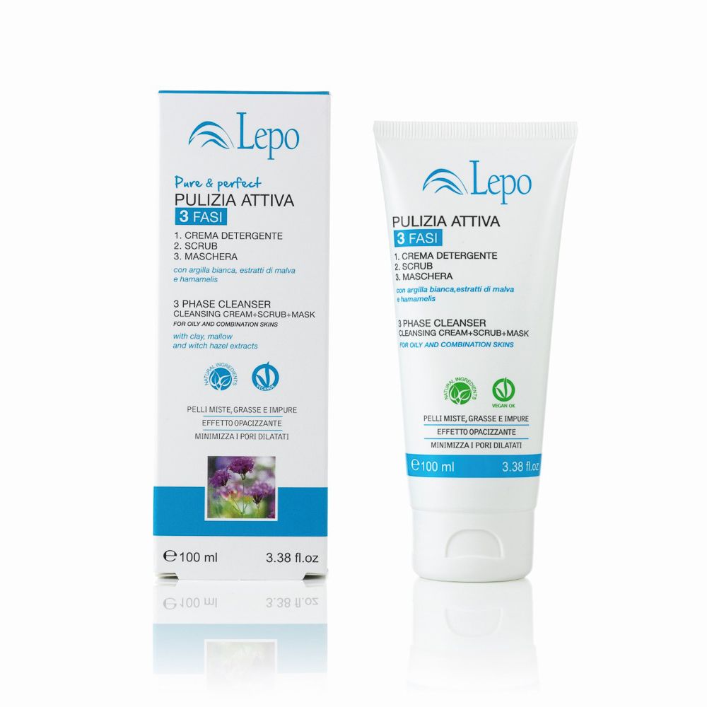 LEPO Pure&Perfect Pulizia attiva 3 fasi