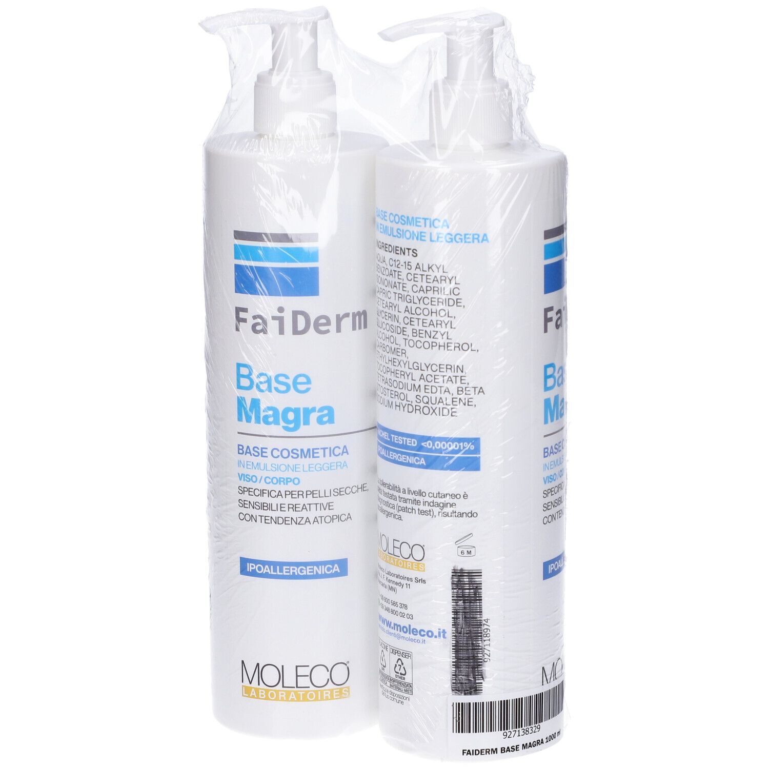 Faiderm Base Magra 2 x 500ml