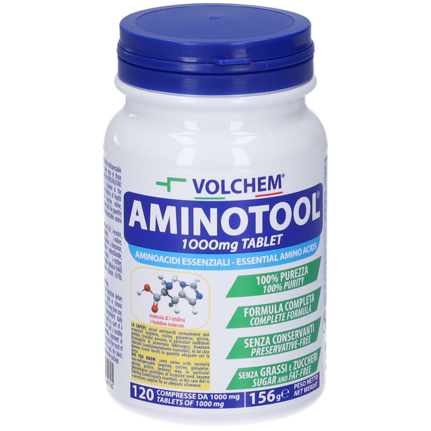 VOLCHEM Aminotool Tablet Aminoacidi Essenziali In Compresse 156 g Comp