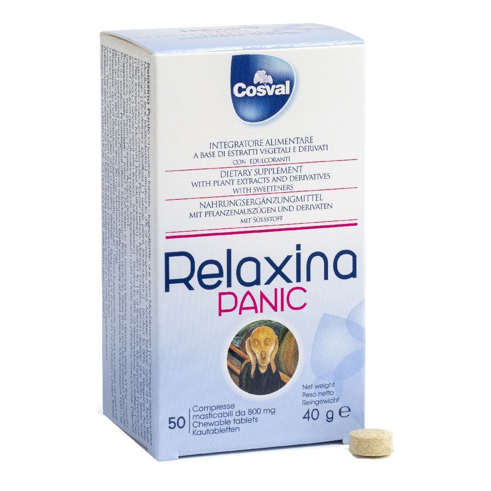Cosval Relaxina Panic Integratore Per Relax E Benessere Mentale 50 Capsule - Immagine 7