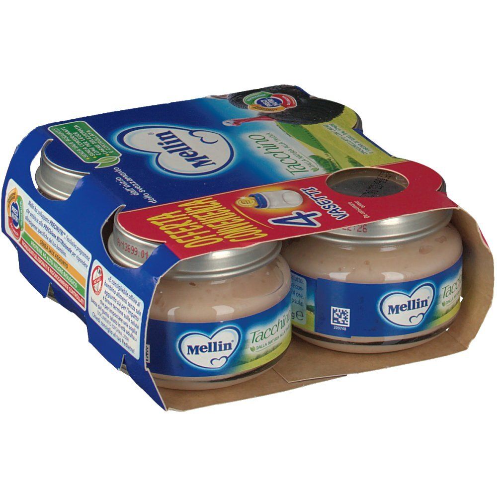 Mellin Pürierter Truthahn 4x80 G Mellin