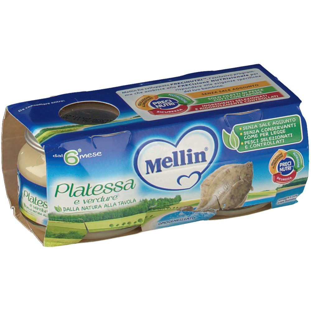 Image of Mellin® Omogenizzato Platessa
