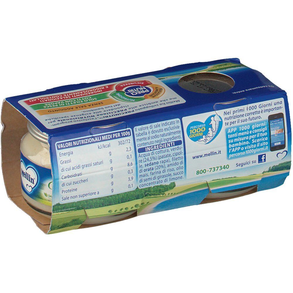 Mellin Fischpüree Dorade 2x80 g Mellin