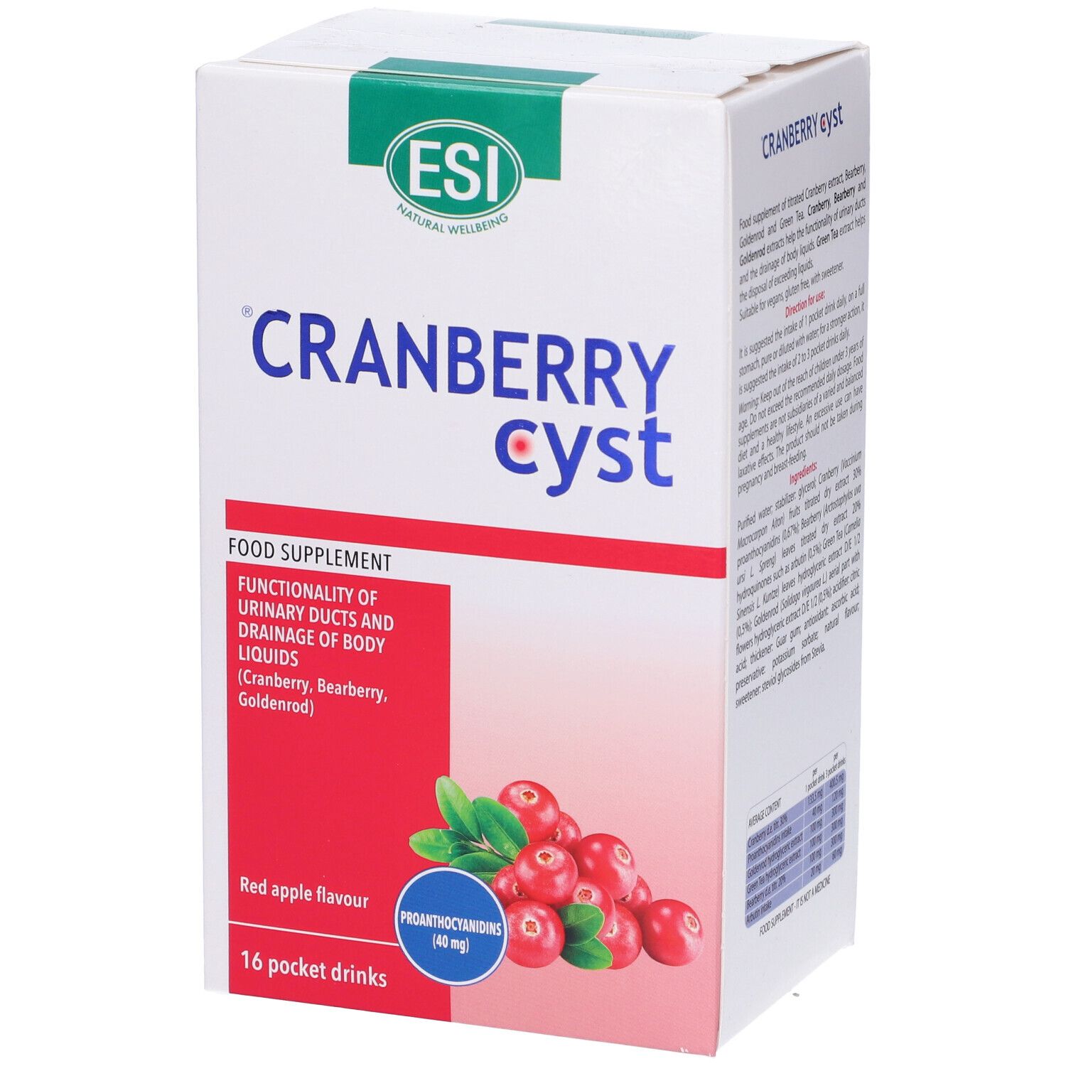 Cranberry Cyst Pock Drink 16Bu 16 St Beutel