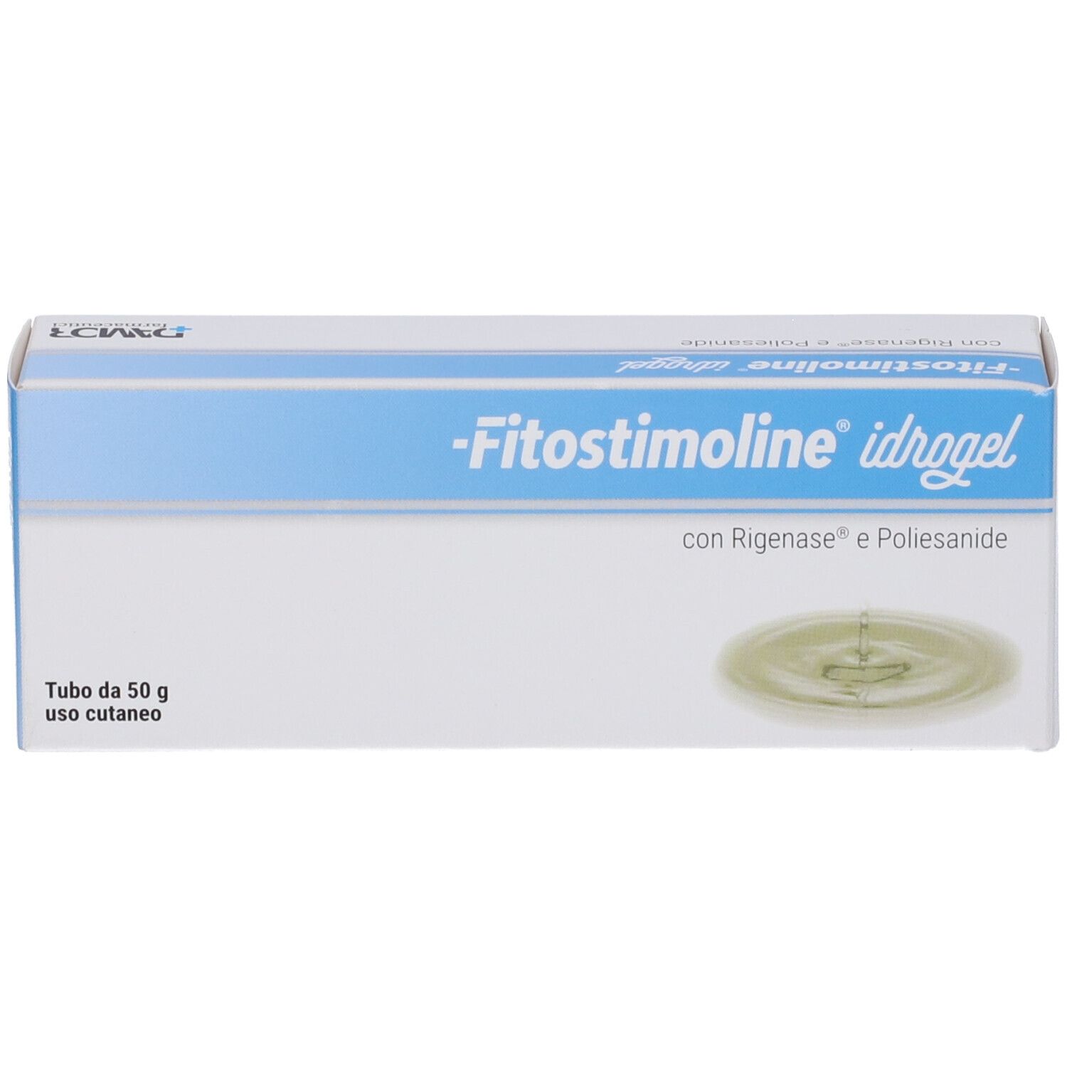 Fitositomoline Idrogel-Verpackung mit Produktnamen und Inhaltsstoffen.