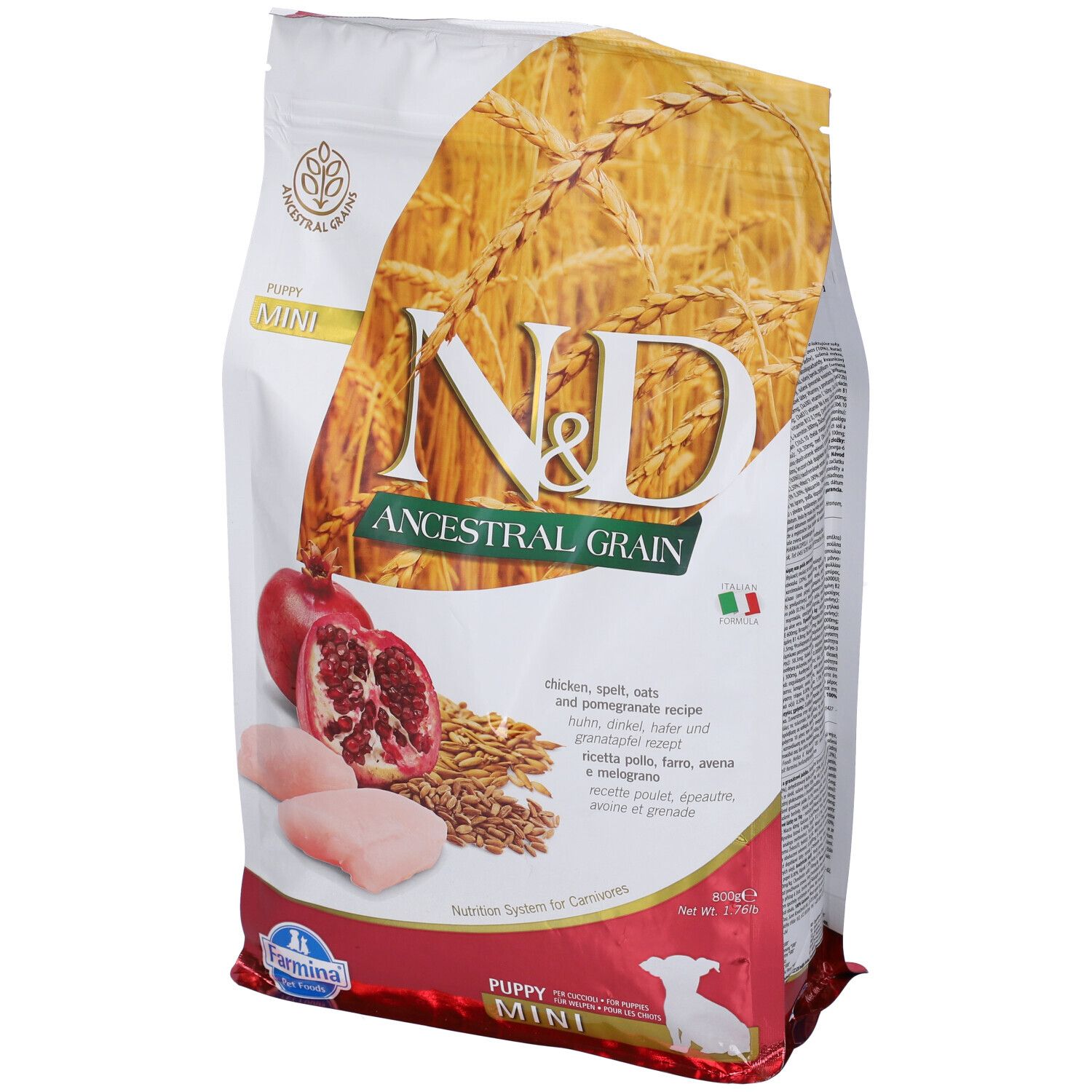 Farmina N&D Ancestral Cereals Canine Chicken & Pomegranate Puppy Mini