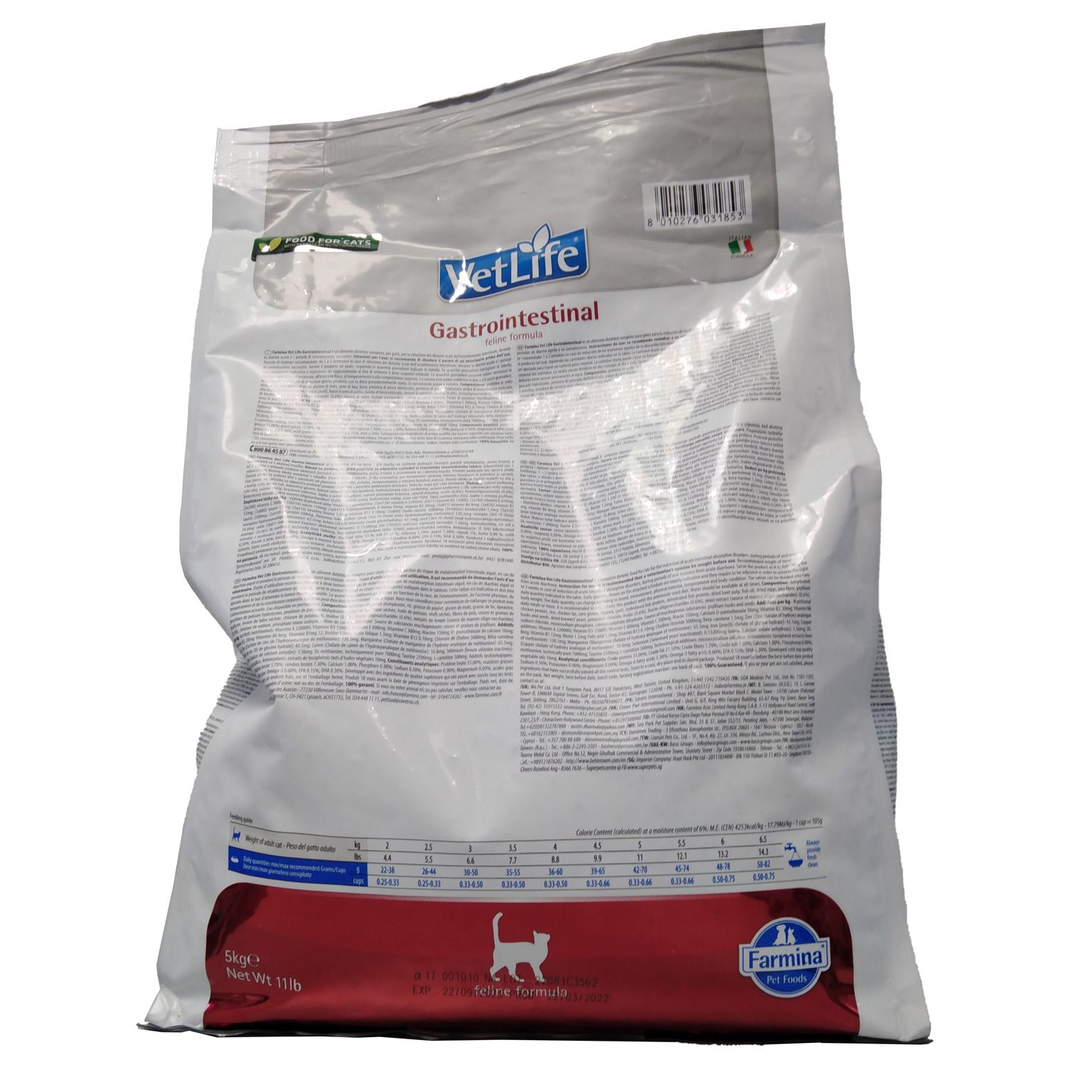 VET Life NAT Diet CAT Gastro-I 5 kg Futter