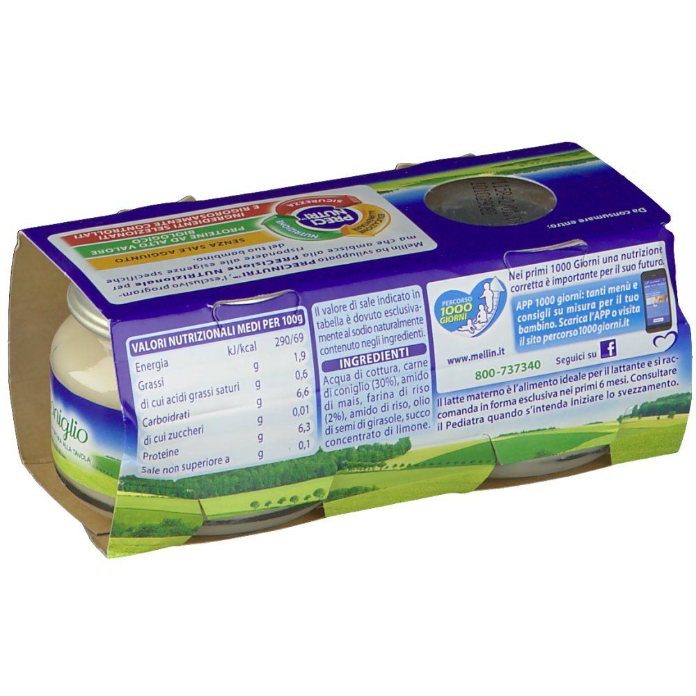 Mellin Kaninchenbrei 2 x 80 g Mellin