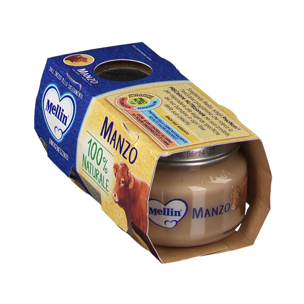 Mellin Rindfleisch Brei 2 x 80 g Mellin