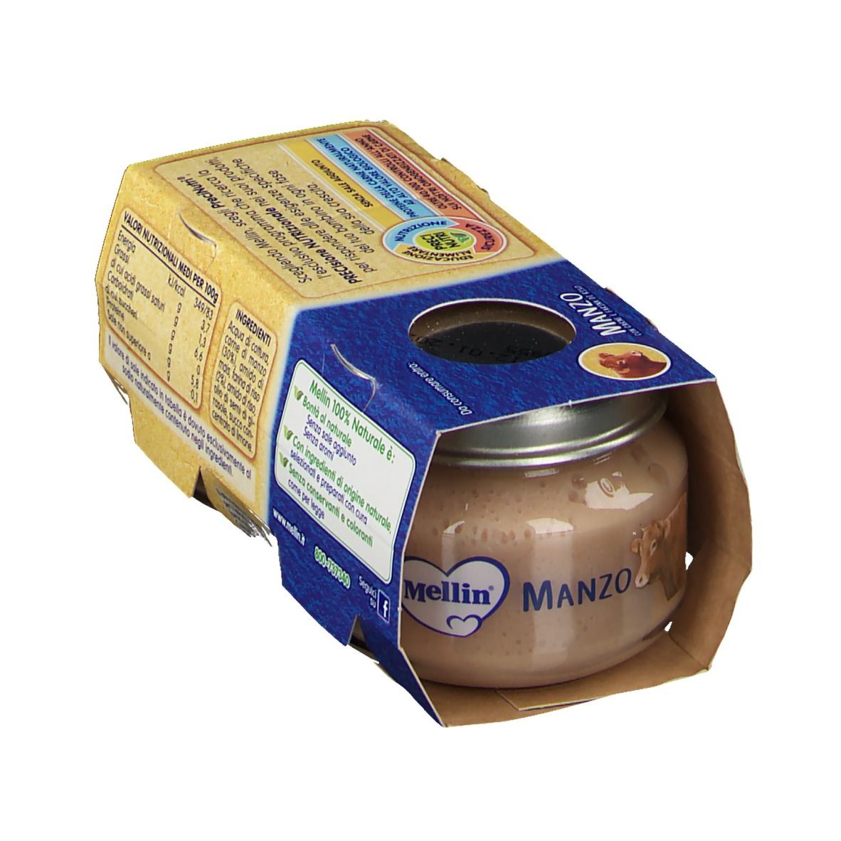 Mellin Rindfleisch Brei 2 x 80 g Mellin