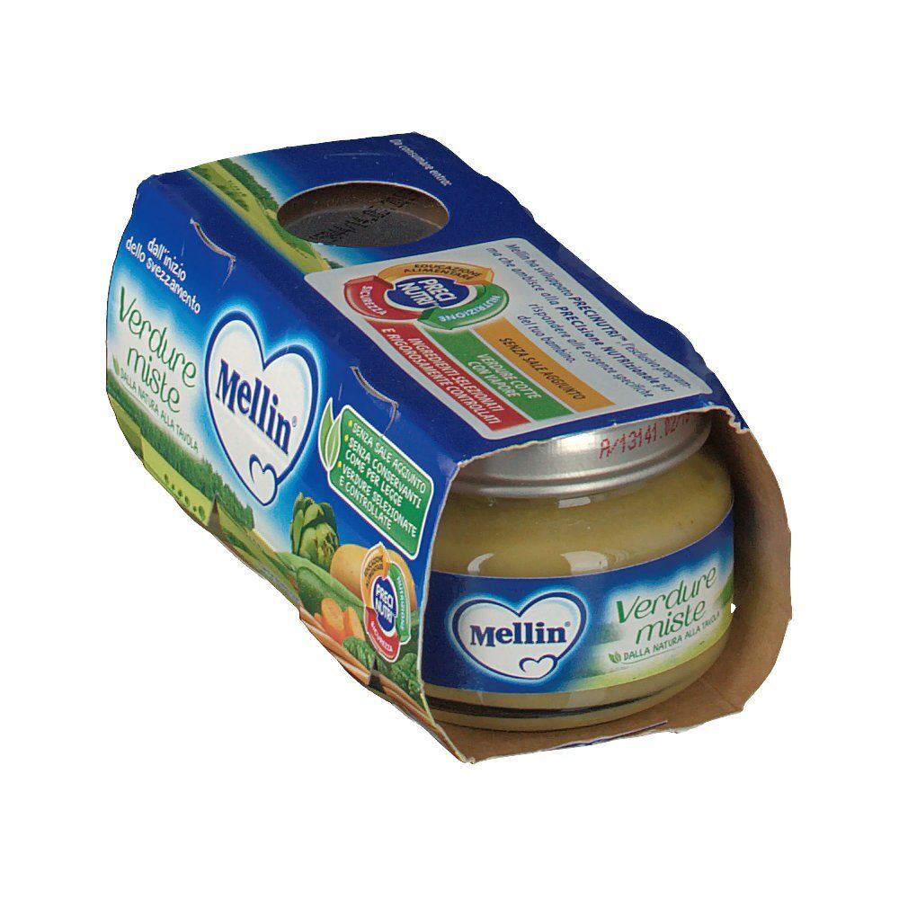 Mellin Gemüsepüree Gemischtes Gemüse 2 x 80 g Mellin