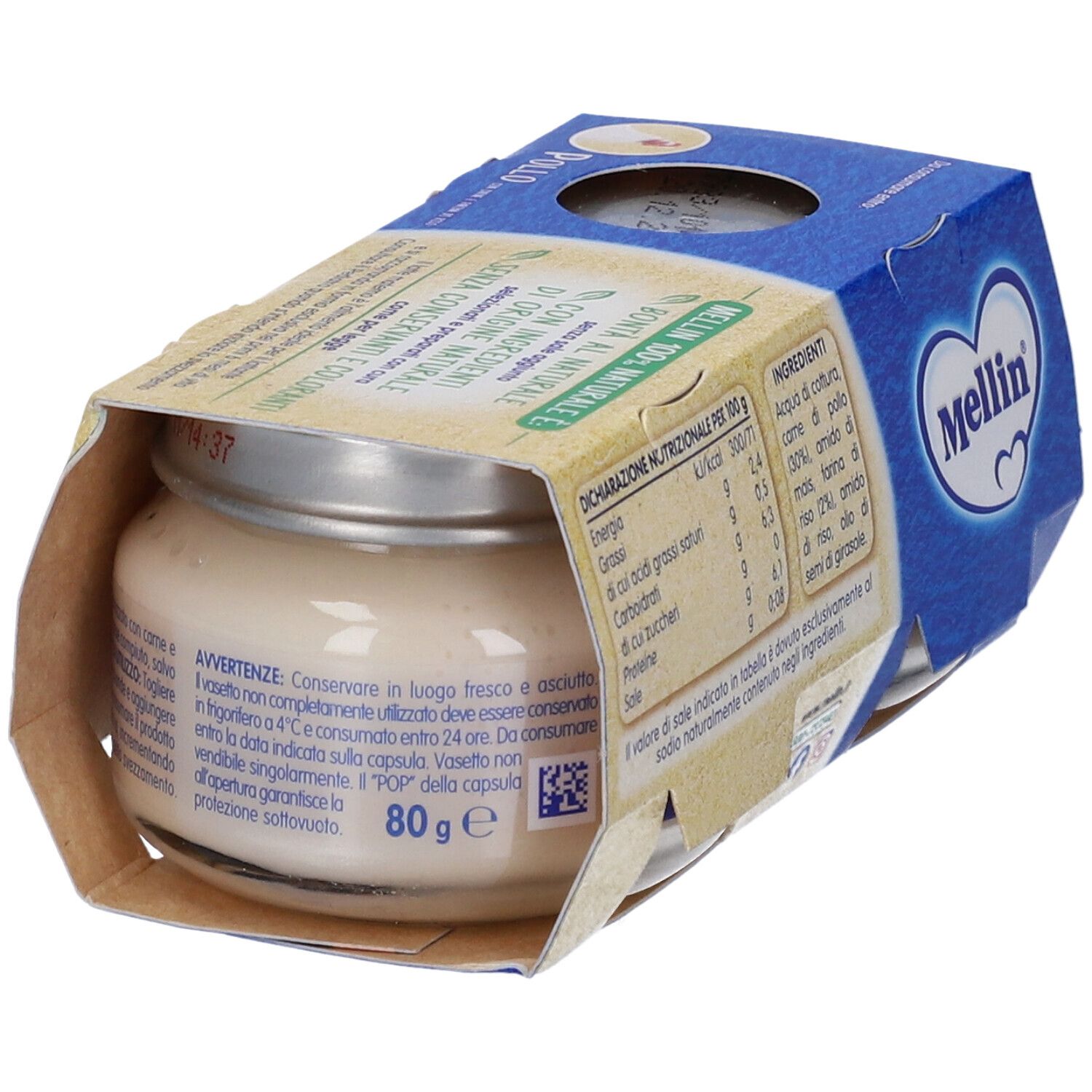 Mellin Hähnchenbrei 2 x 80 g Mellin