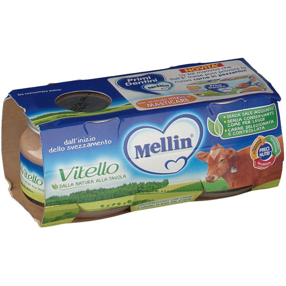Image of Mellin® Omogeneizzato Vitello 2 x 80 g
