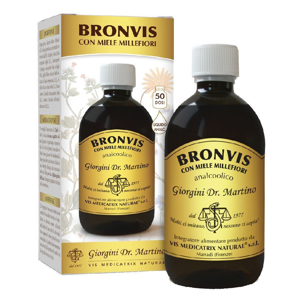 Dr. Giorgini Bronvis Con Miele Millefiori 500 Ml - Immagine 7