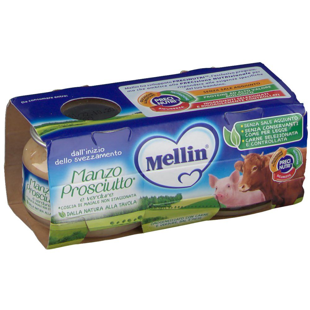 Image of Mellin® con Manzo prosciutto e verdure