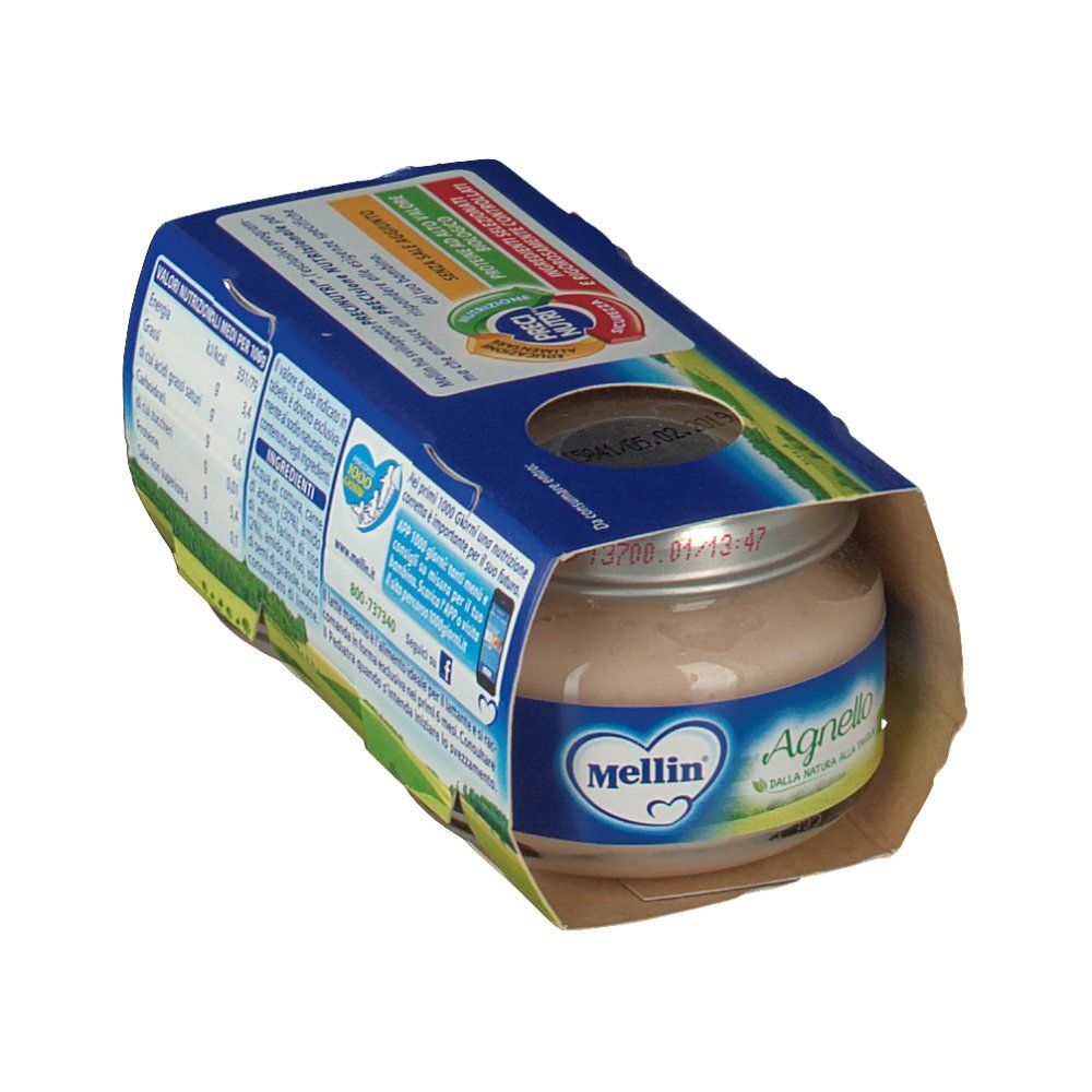 Mellin Lammfleischbrei 2 Stück zu 80 g Mellin