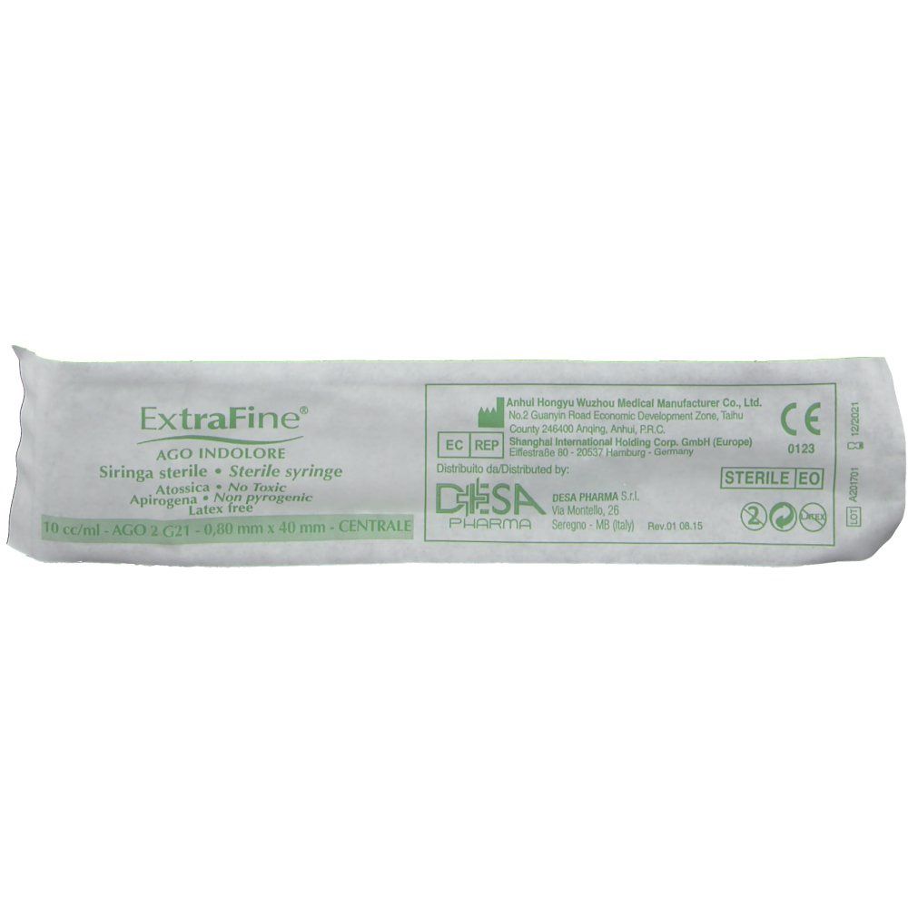 Image of Extrafine® Ago Indolore Siringa sterile 10 cc/ml