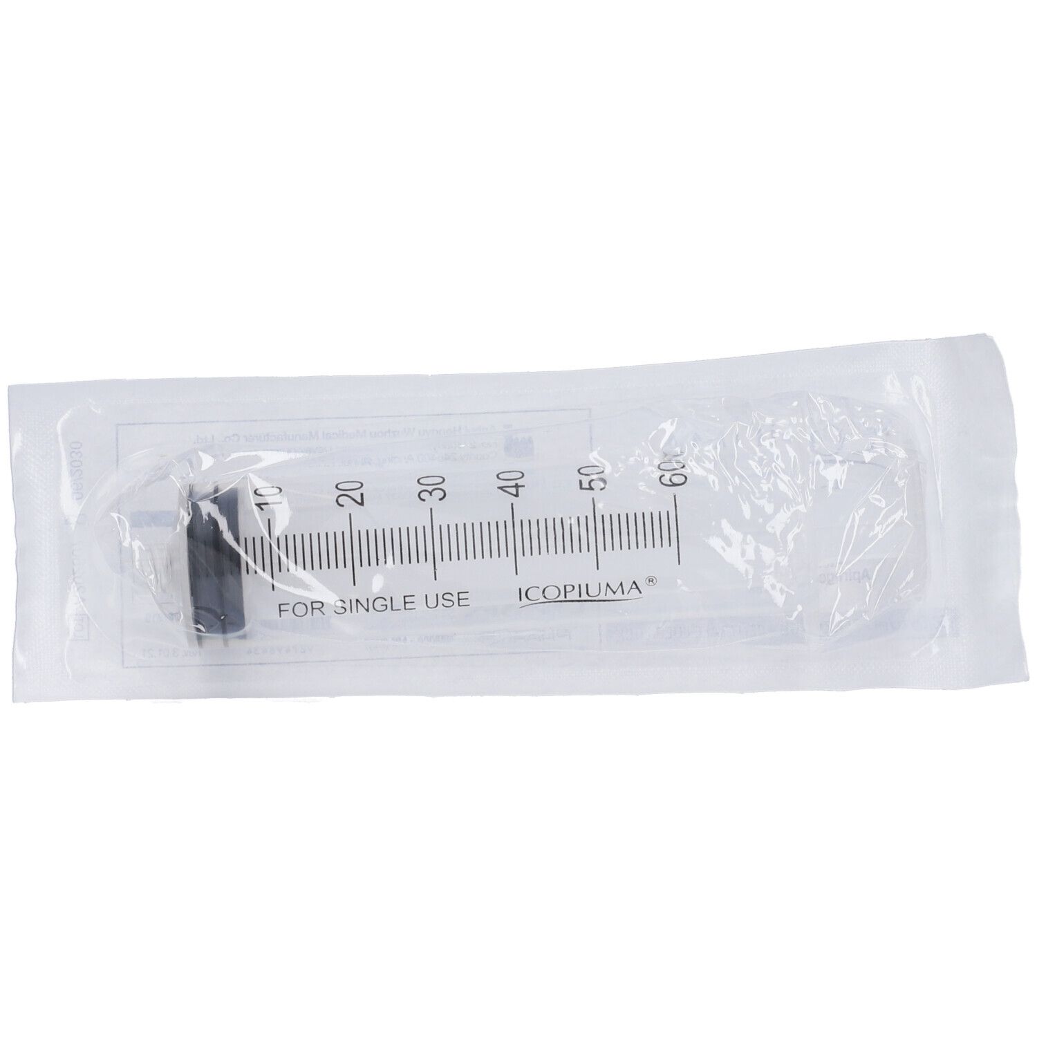 Desa Pharma Siringa Extrafine 50 60Ml Luer Lock Senza Ago, 1 Pezzo - Immagine 11